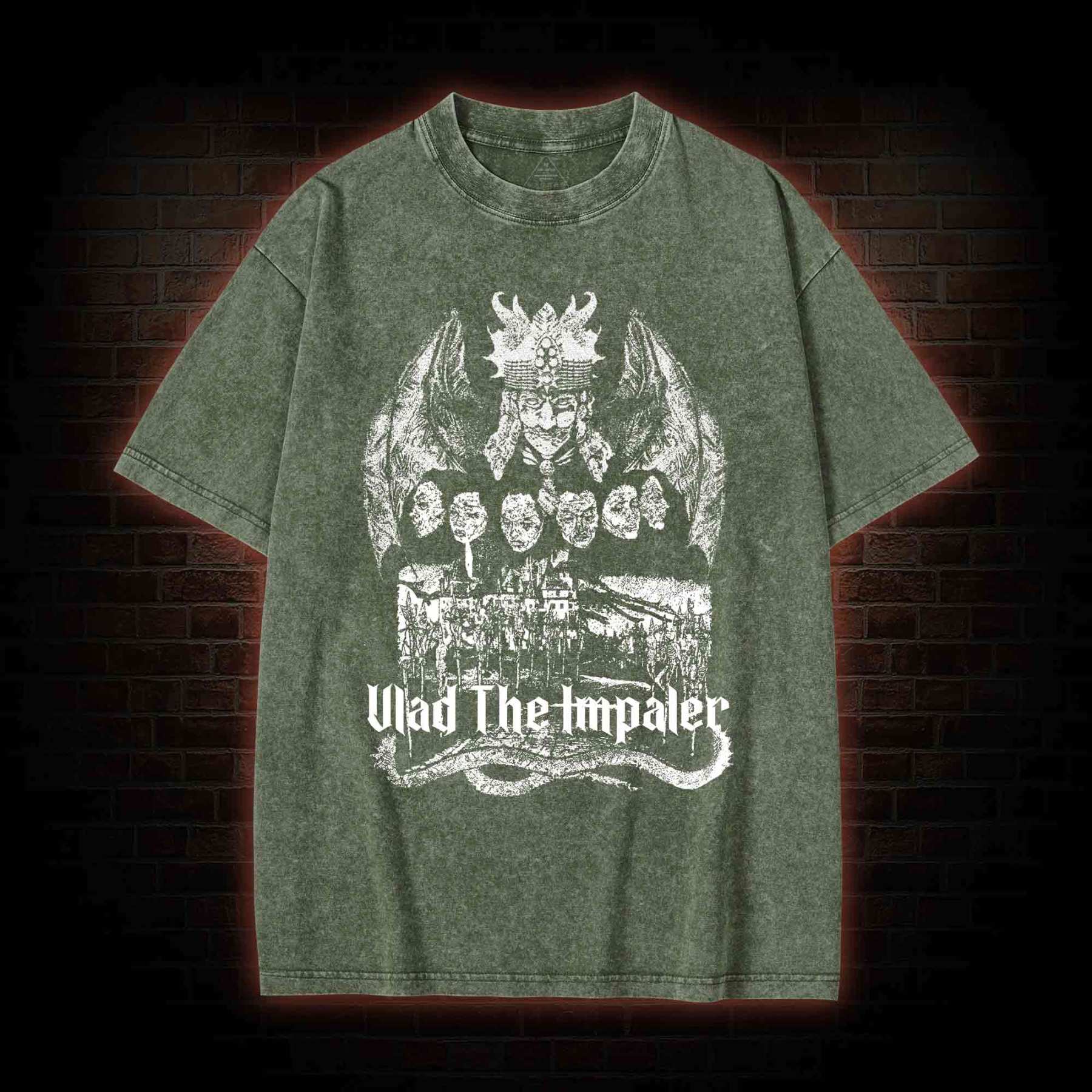 Vlad the Impaler Washed T-shirt