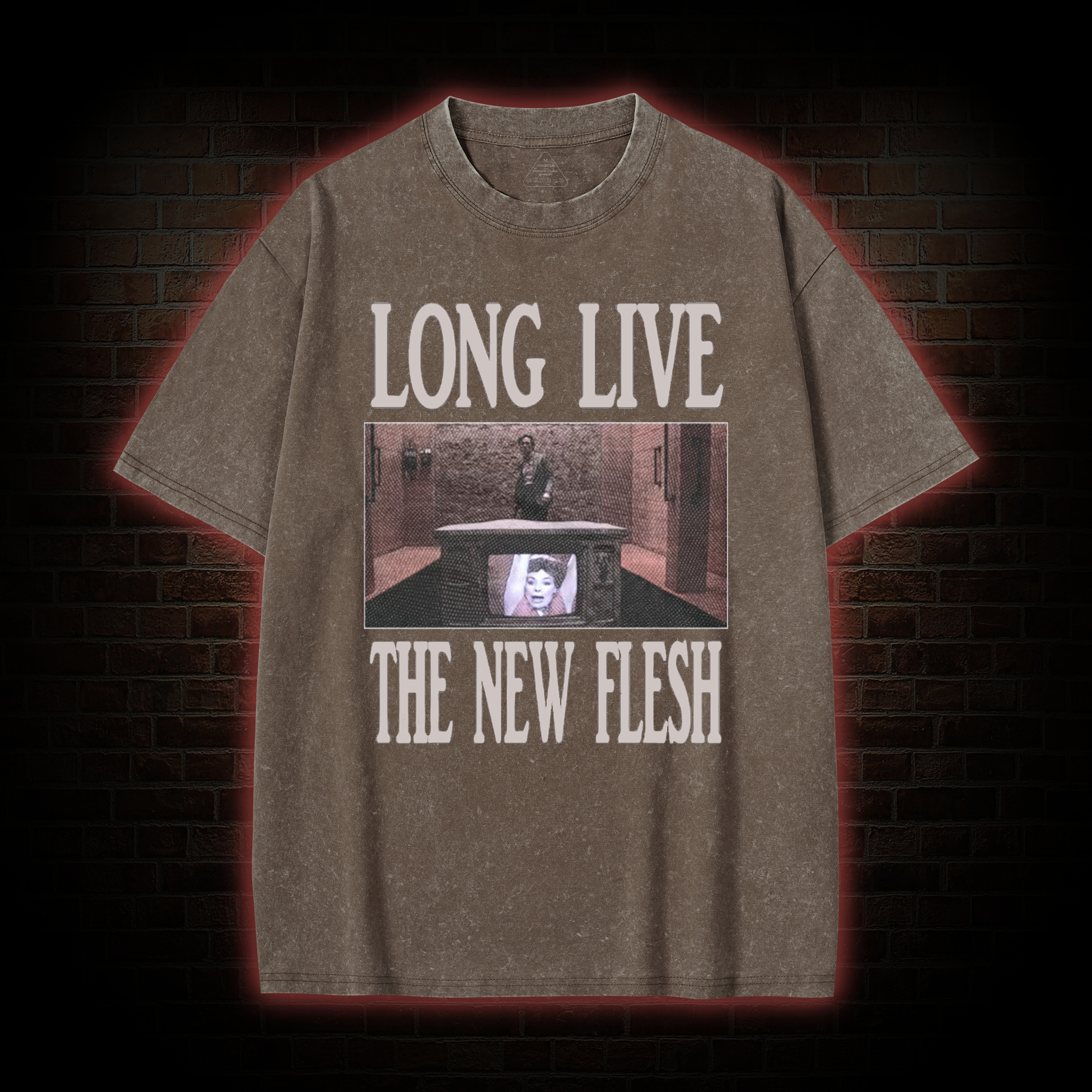 Body horror Washed T-shirt