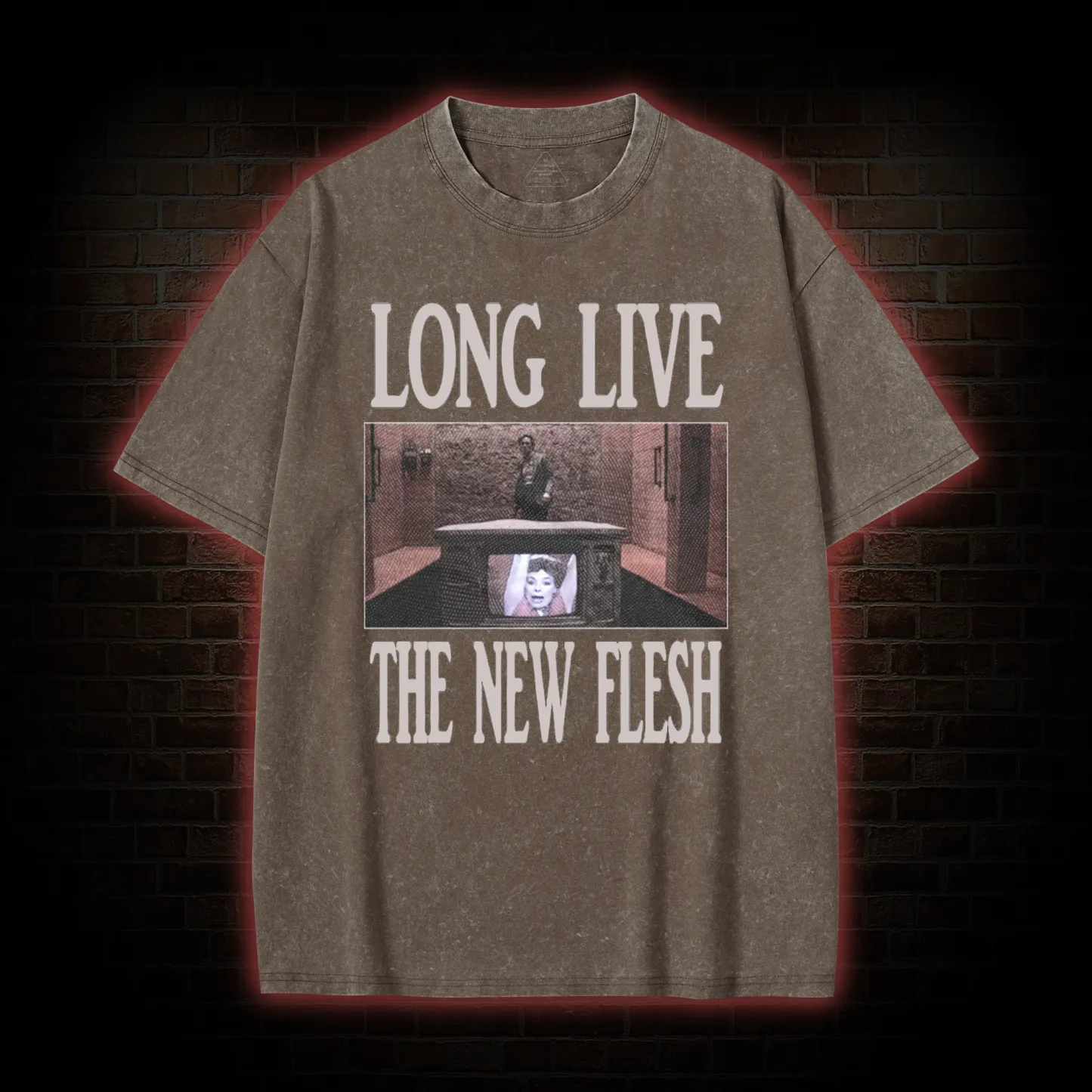 Body horror Washed T-shirt