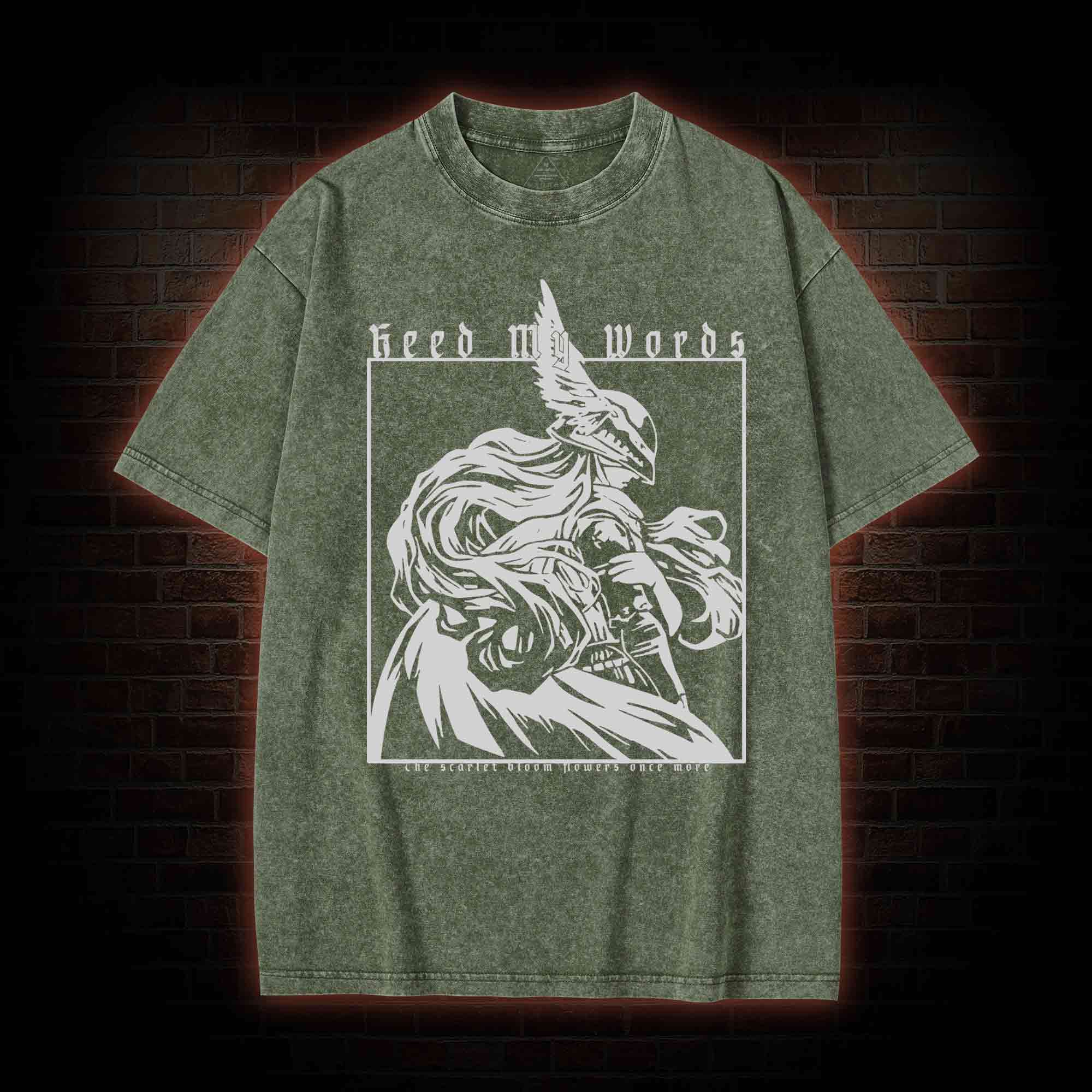 Heed My Words Washed T-shirt
