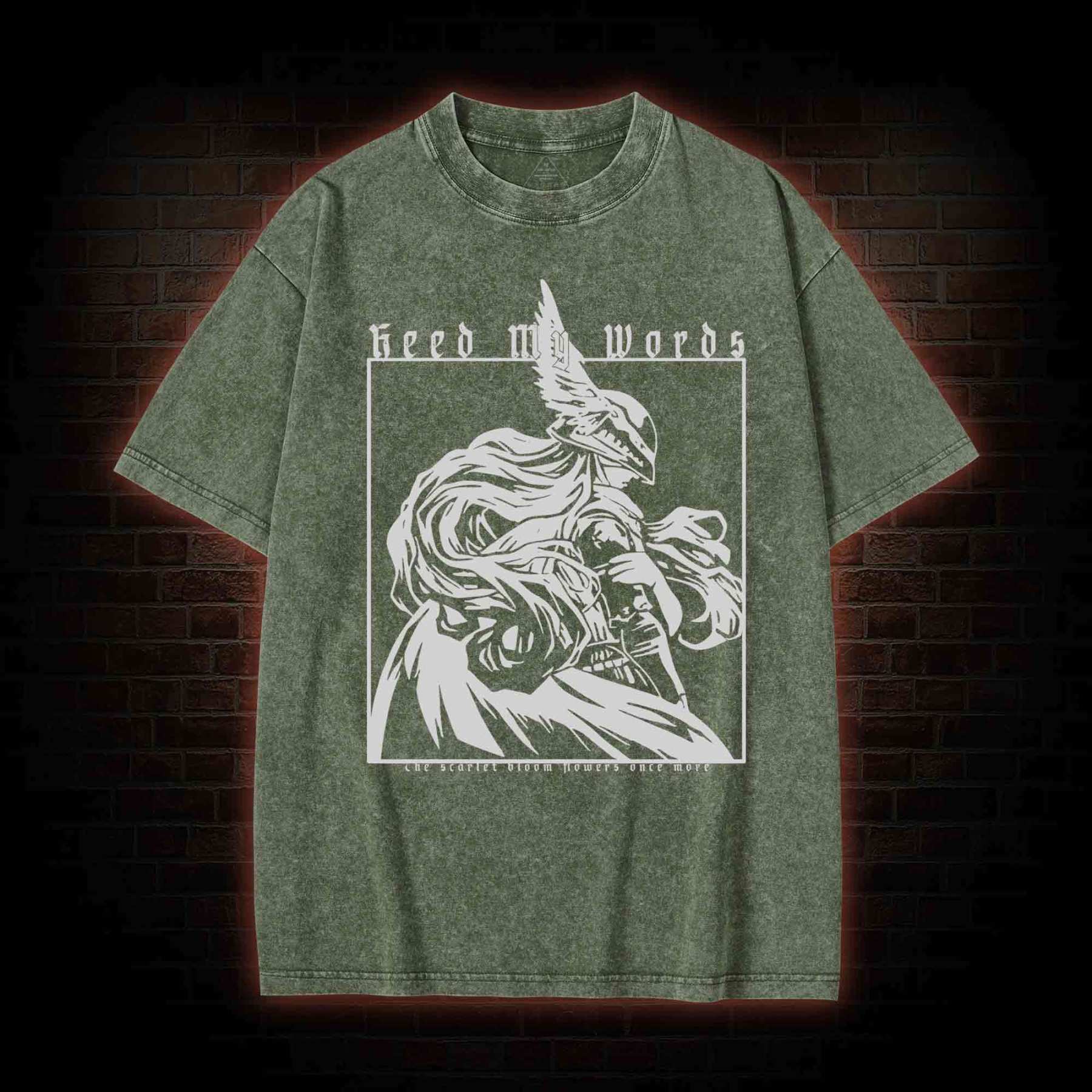 Heed My Words Washed T-shirt