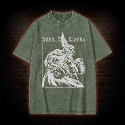 Heed My Words Washed T-shirt