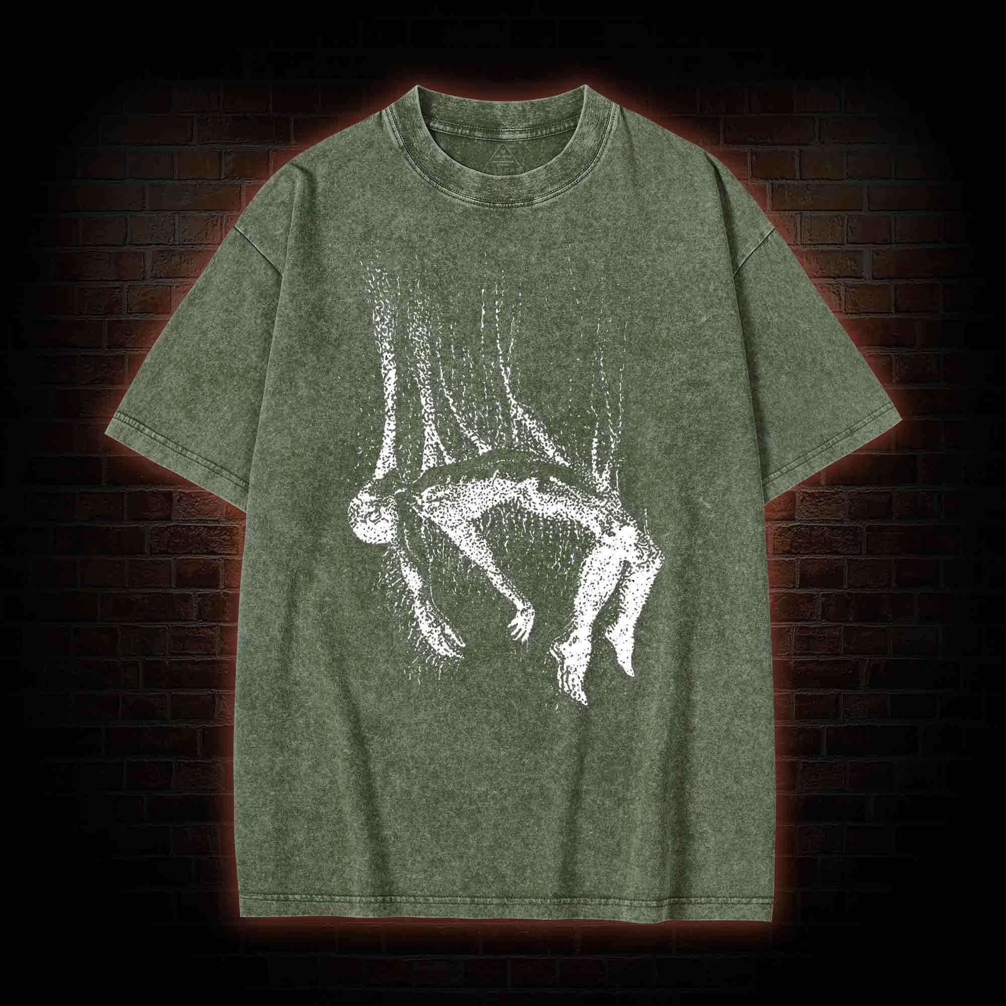 Body Falling From Sky Washed T-shirt