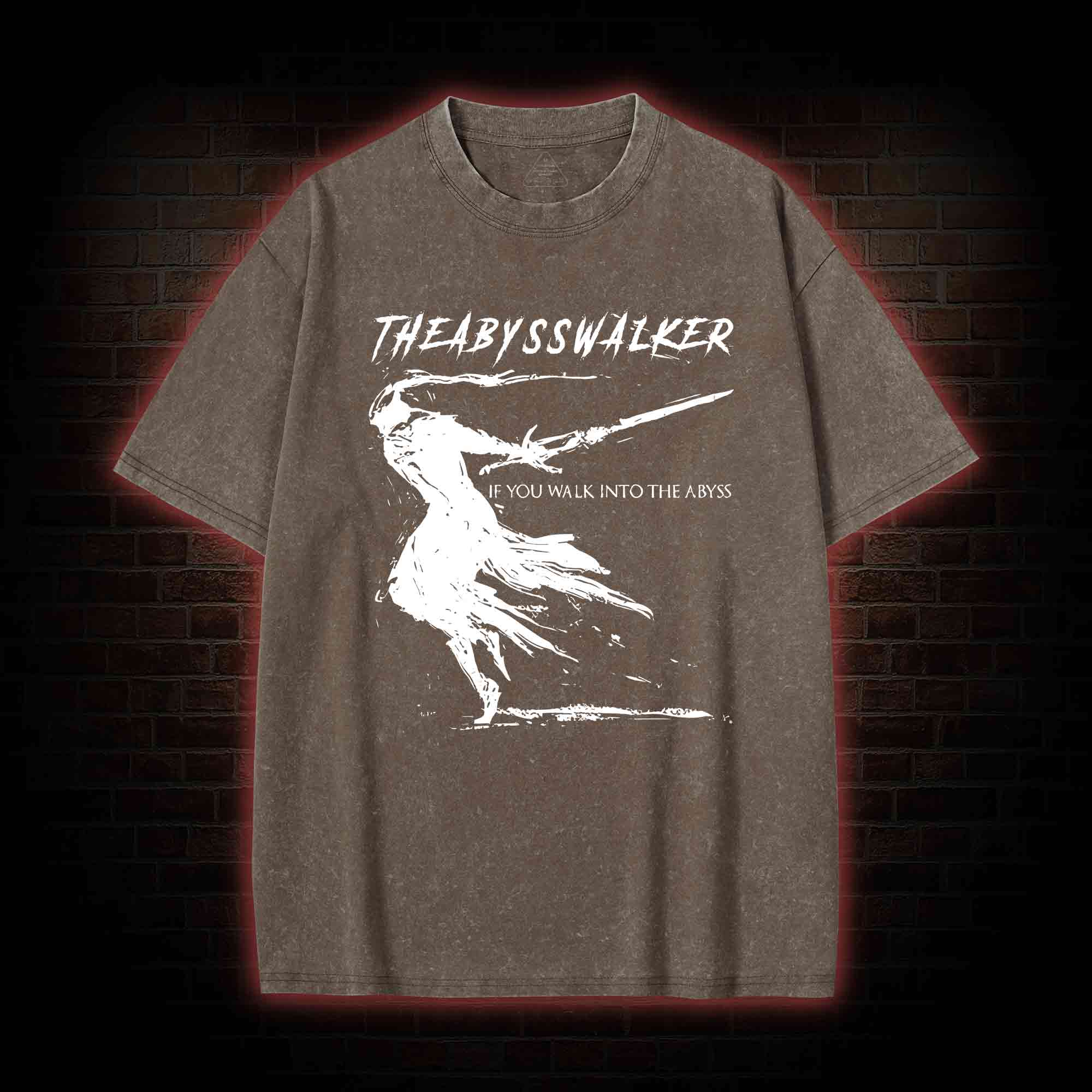Walk into The Abyss Washed T-shirt