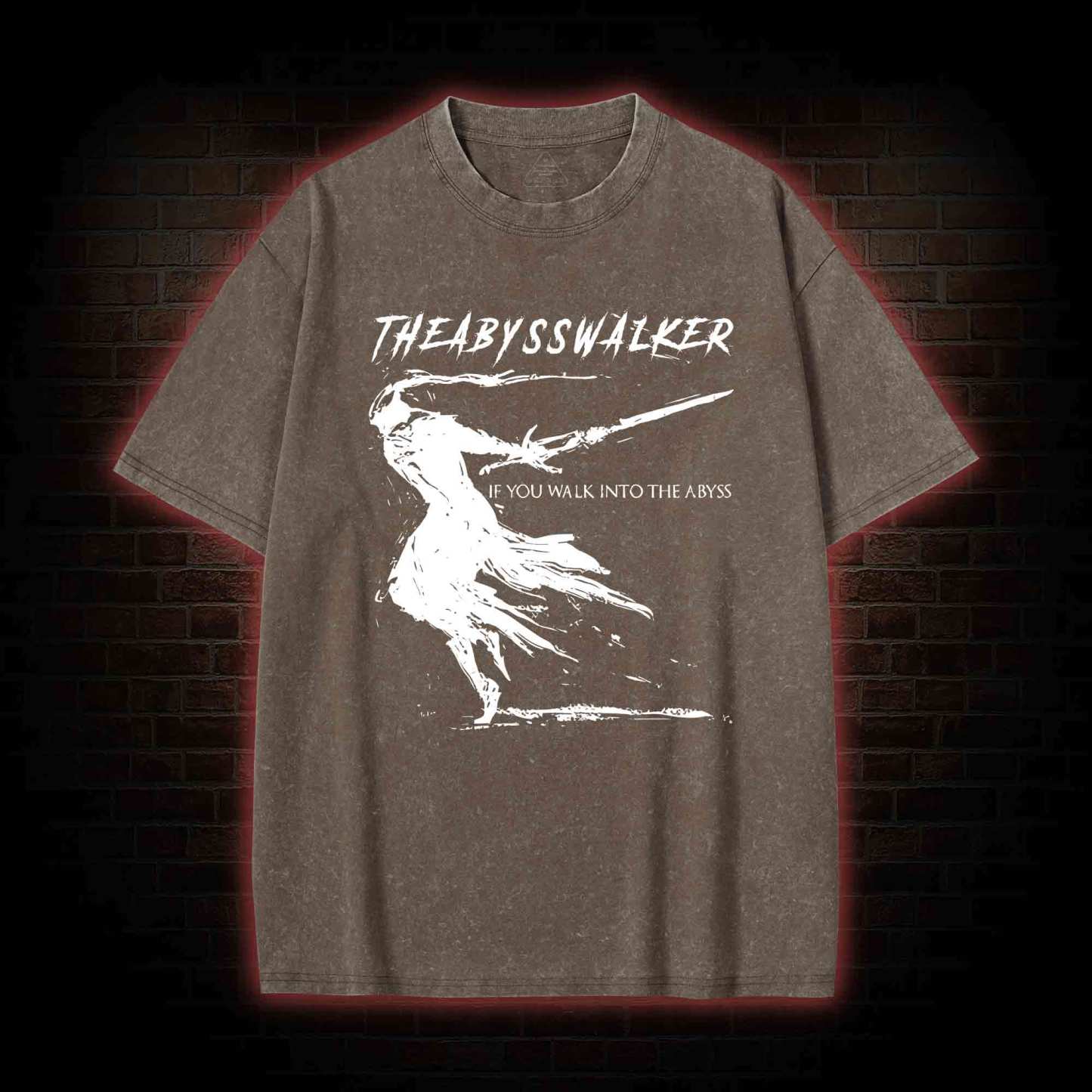 Walk into The Abyss Washed T-shirt