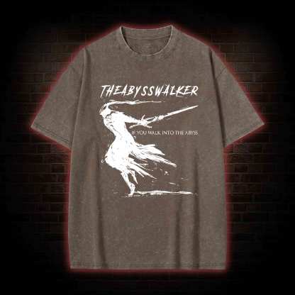 Walk into The Abyss Washed T-shirt
