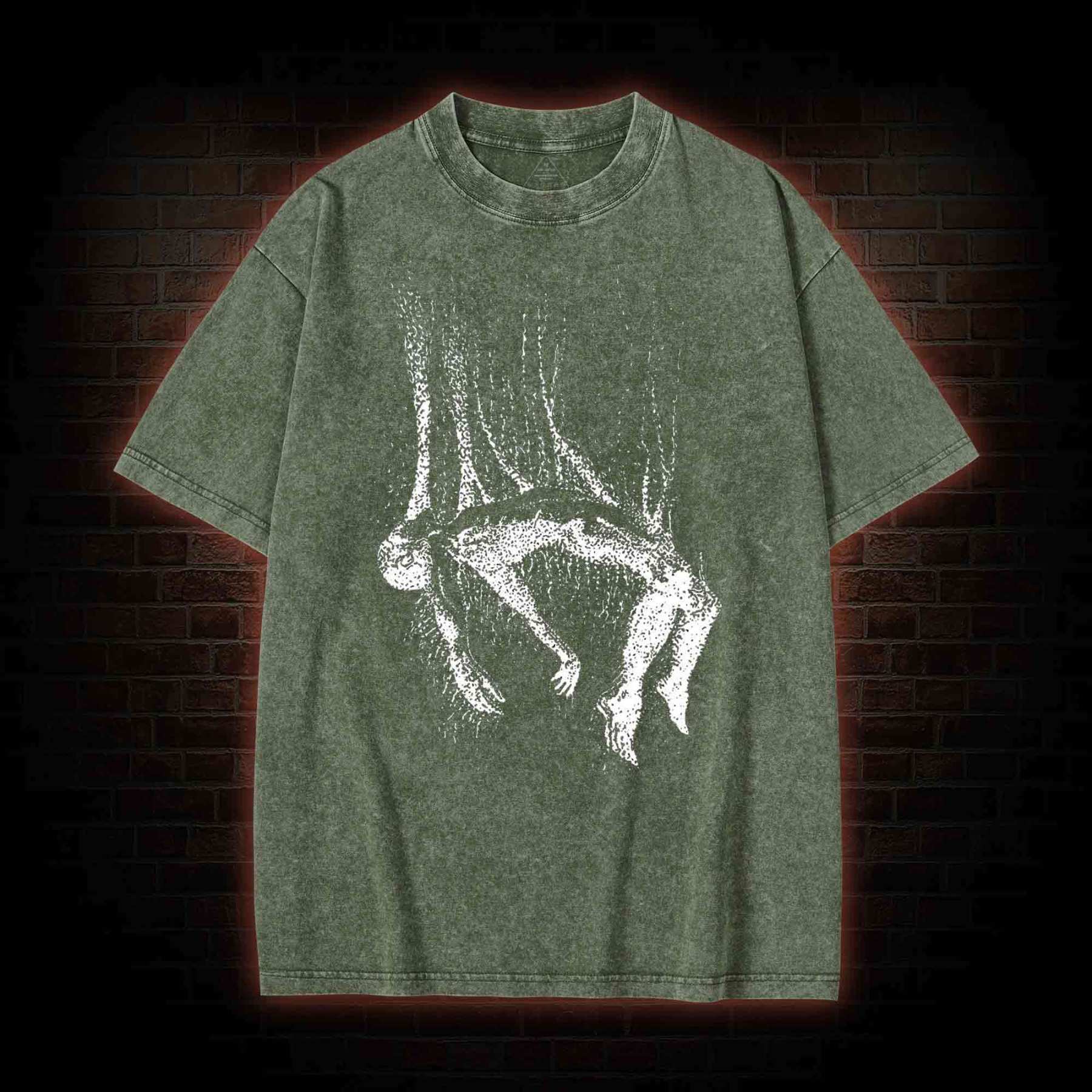 Body Falling From Sky Washed T-shirt