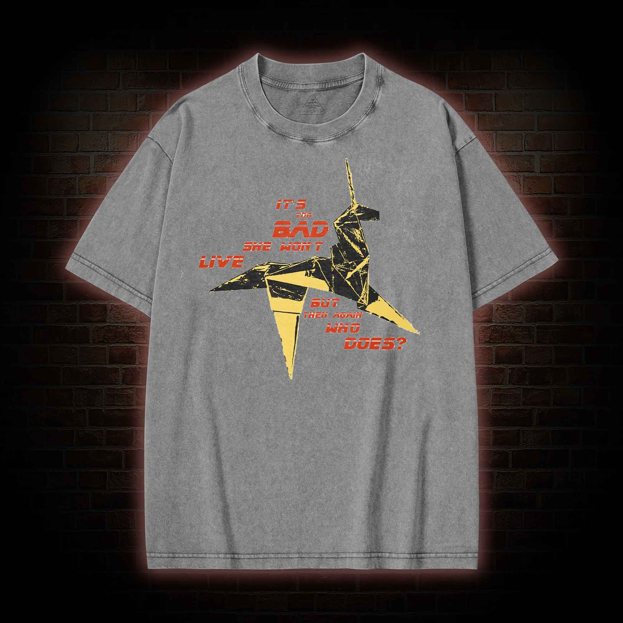 Retro Blade Runner Washed T-shirt