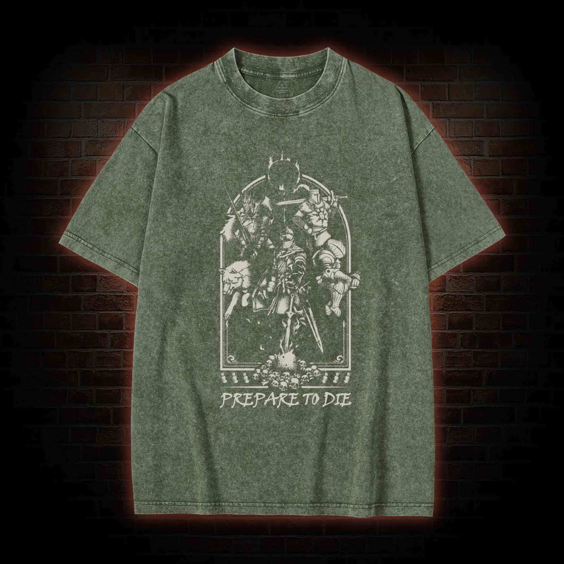 Prepare To Die Retro Washed T-shirt
