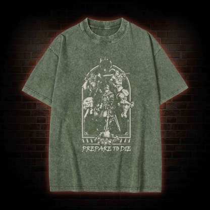 Prepare To Die Retro Washed T-shirt