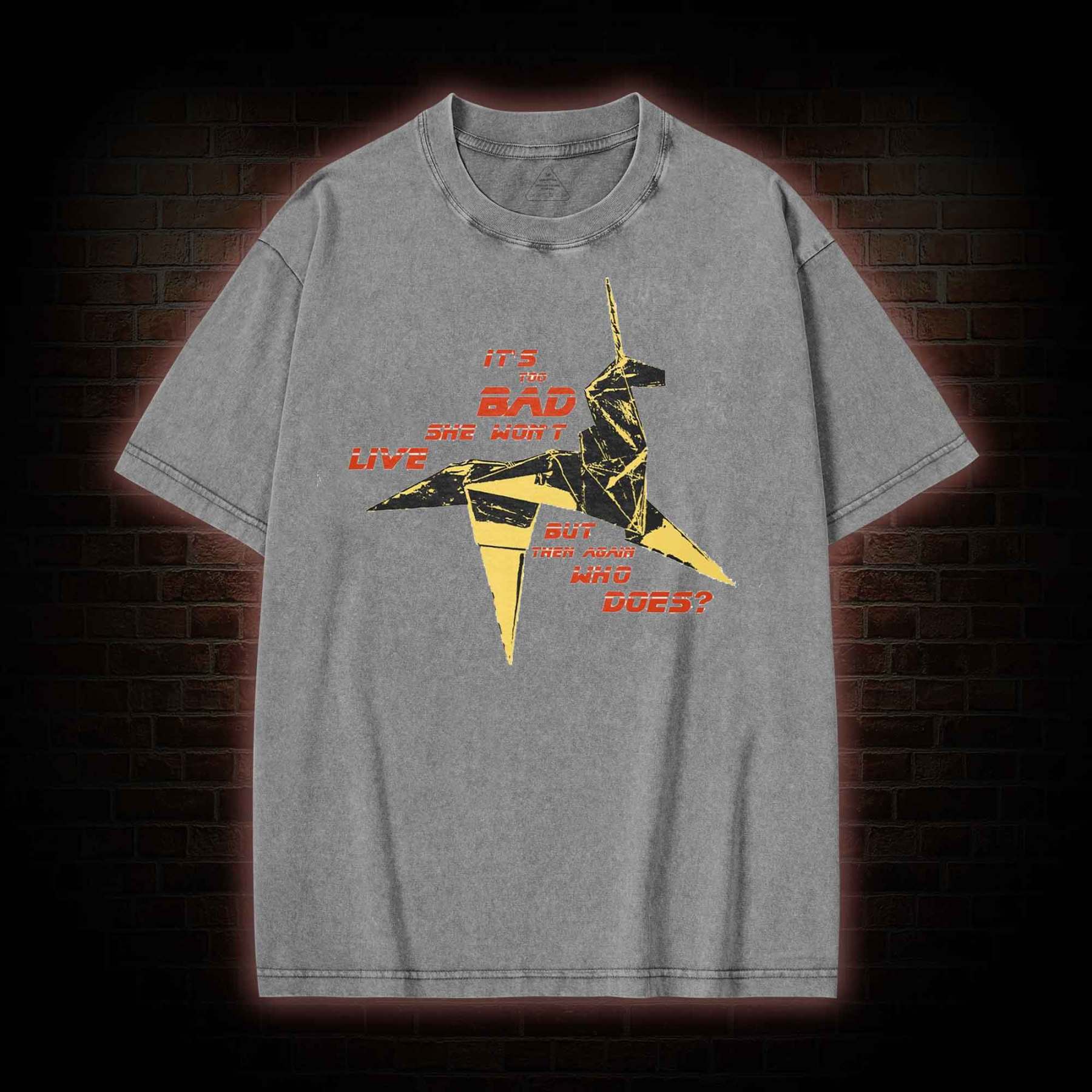 Retro Blade Runner Washed T-shirt