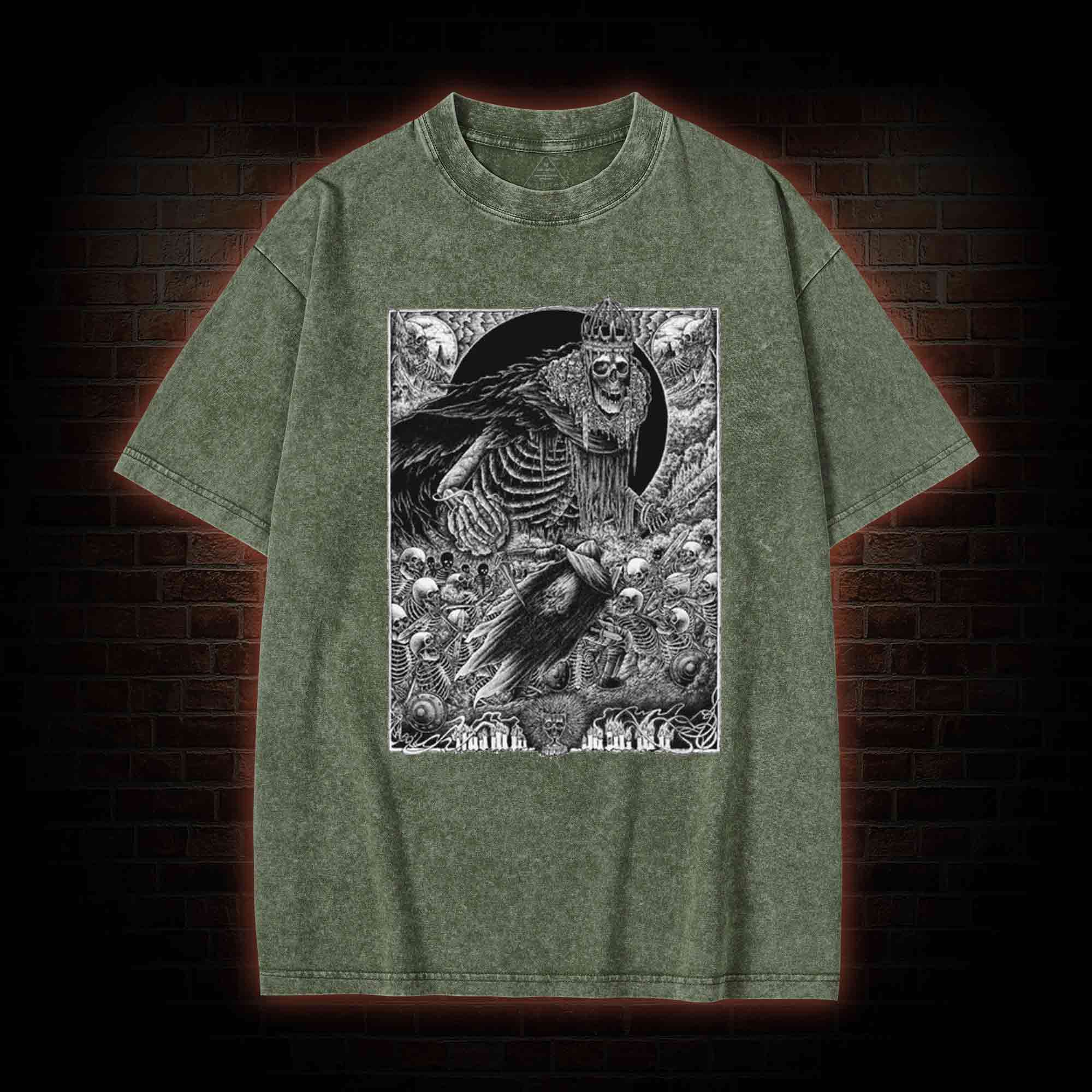 Into Darkness Washed T-shirt