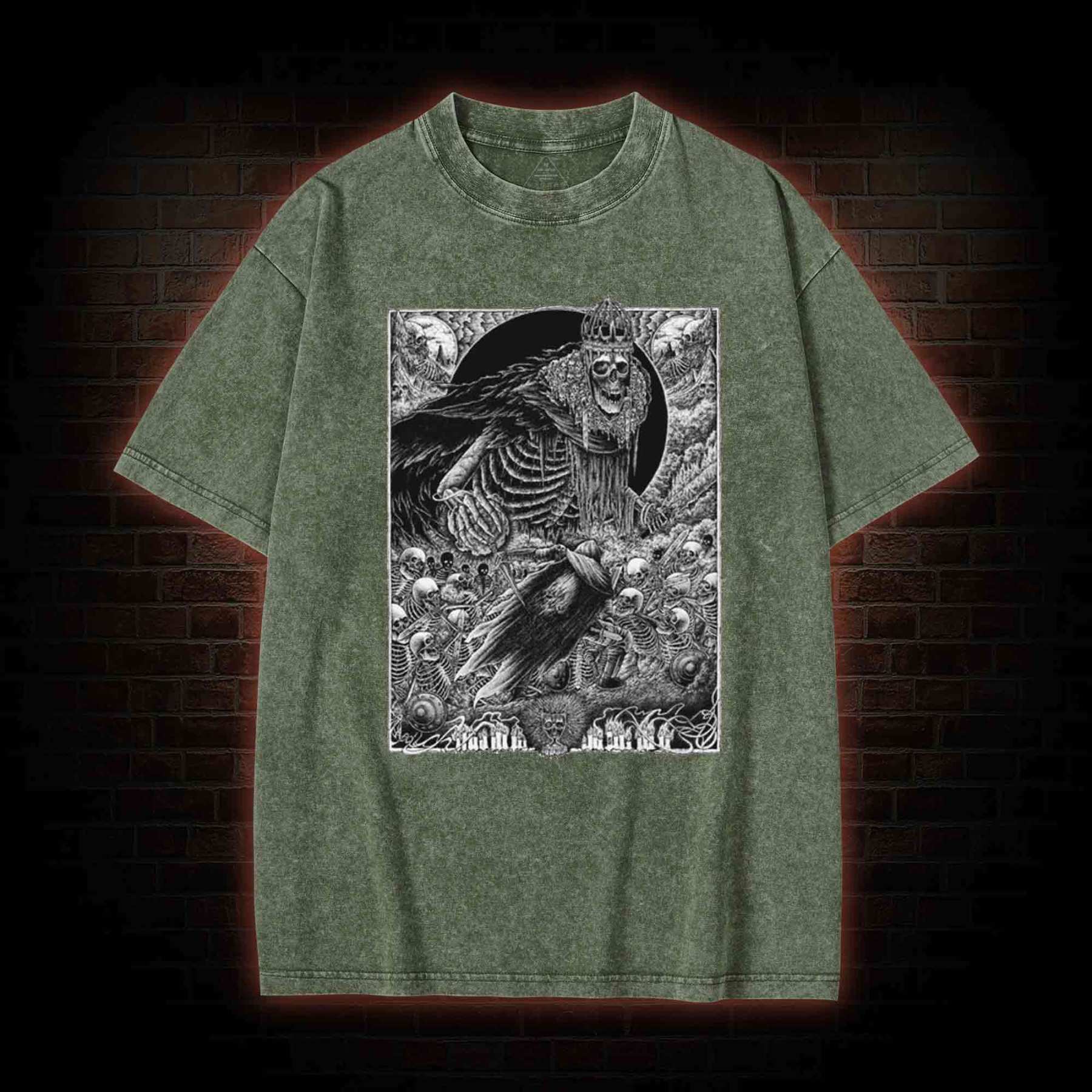 Into Darkness Washed T-shirt