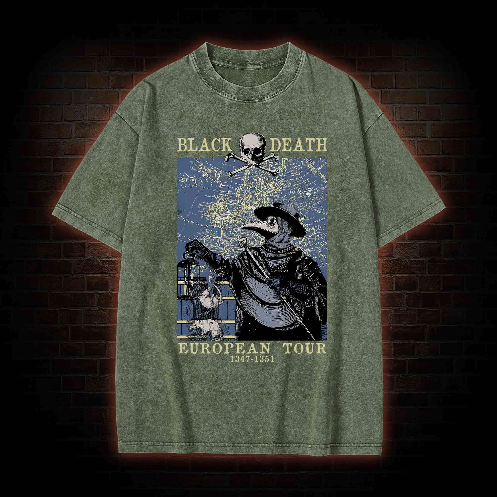 European Tour 1347-1351 Washed T-shirt