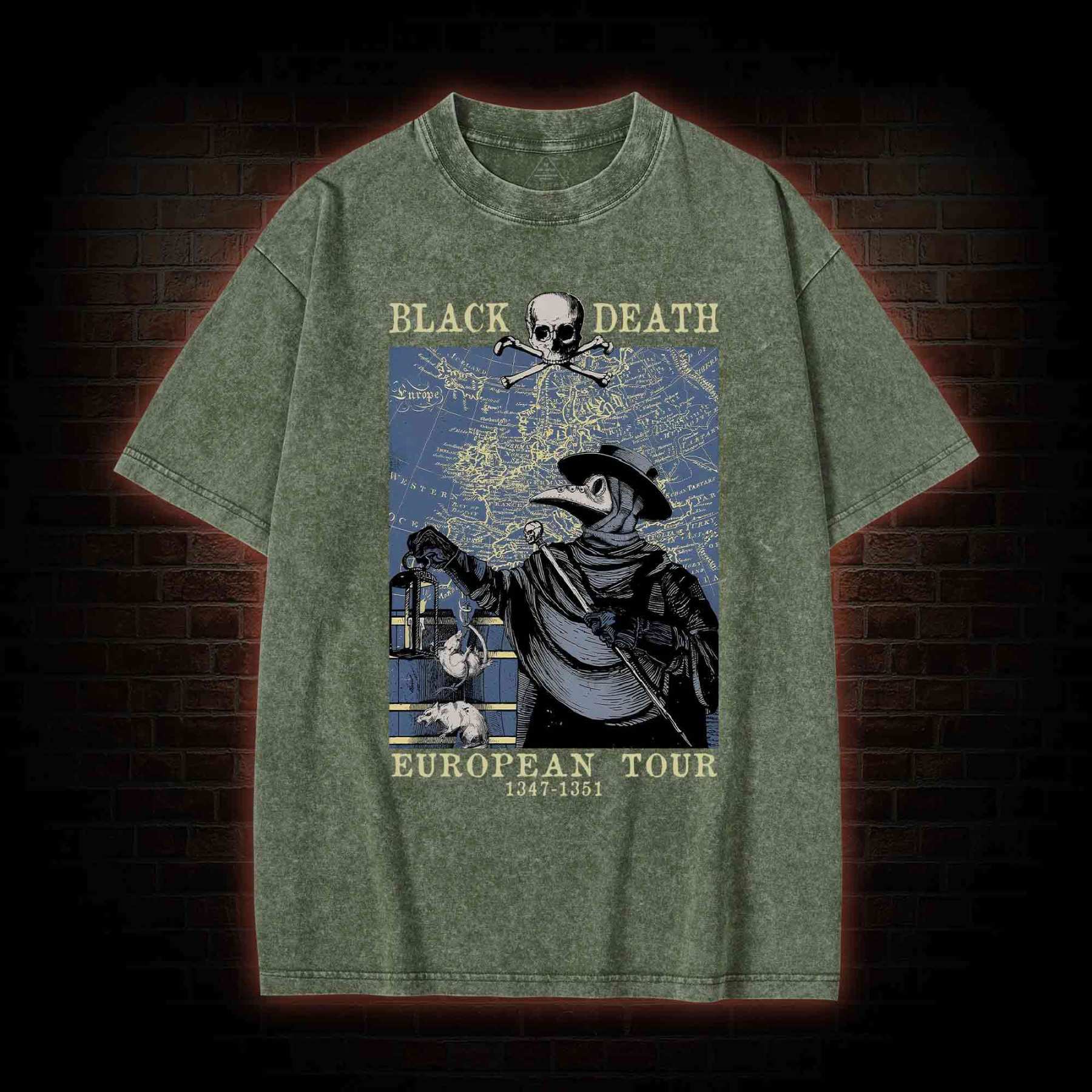 European Tour 1347-1351 Washed T-shirt