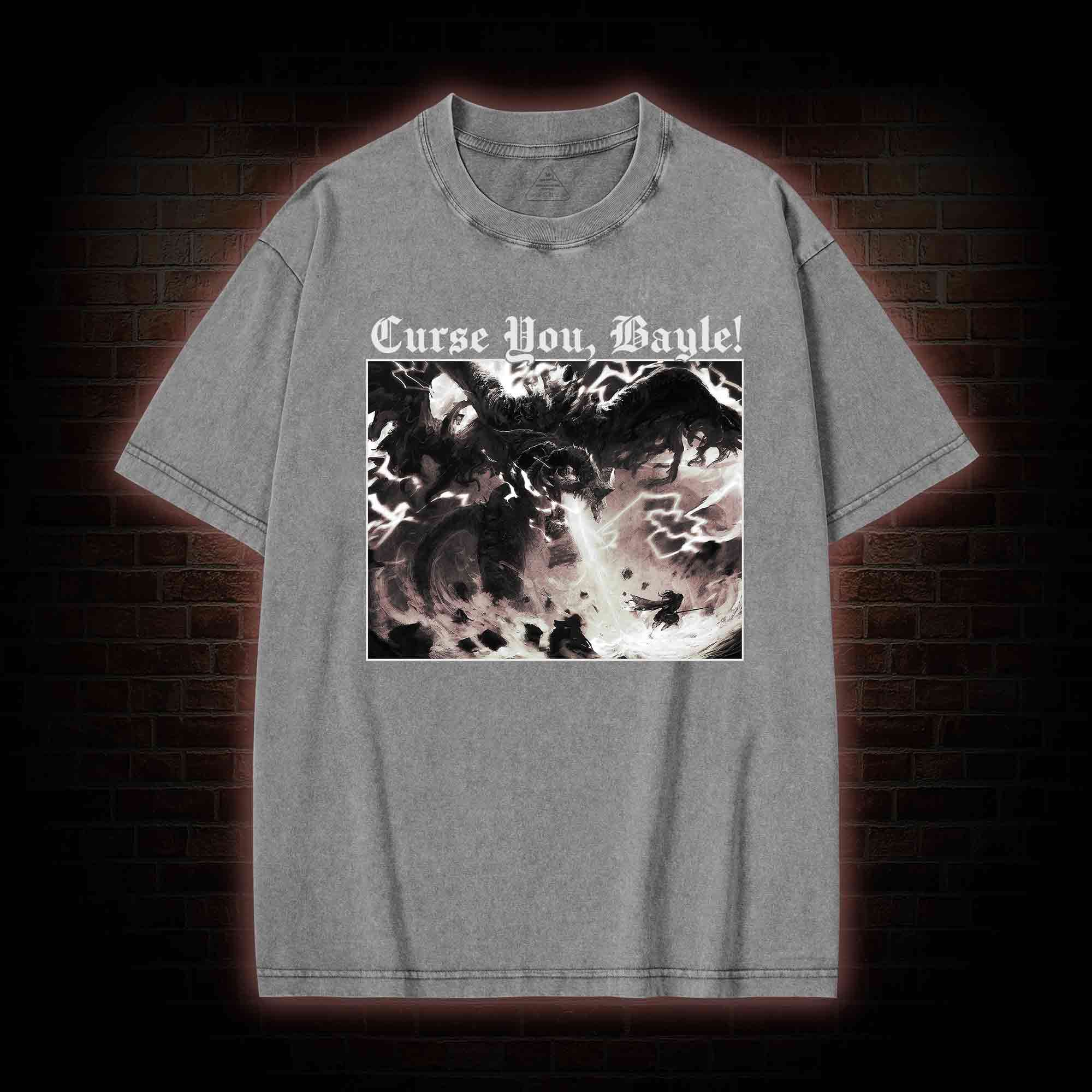 Curse You Bayle! Vintage Washed T-shirt