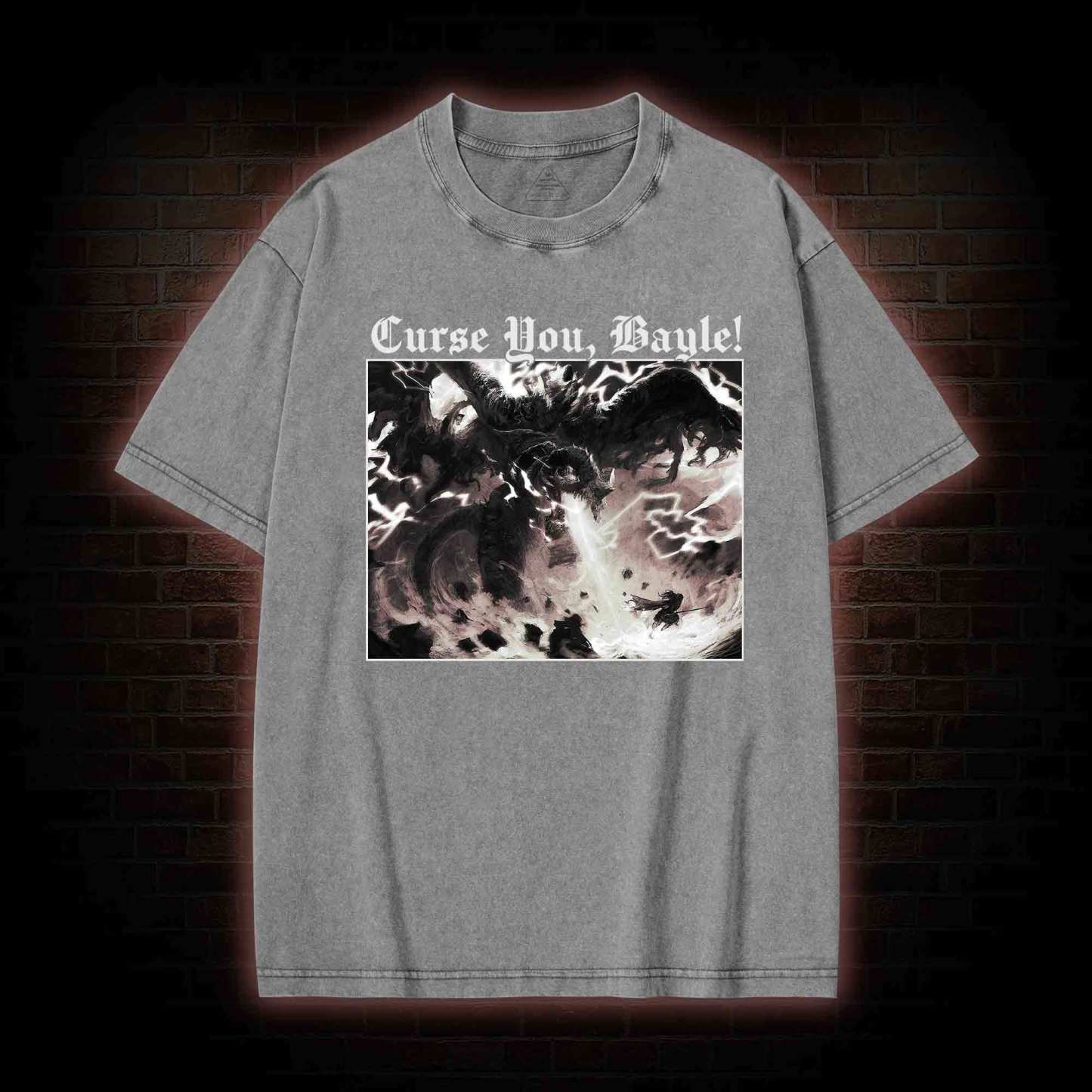 Curse You Bayle! Vintage Washed T-shirt