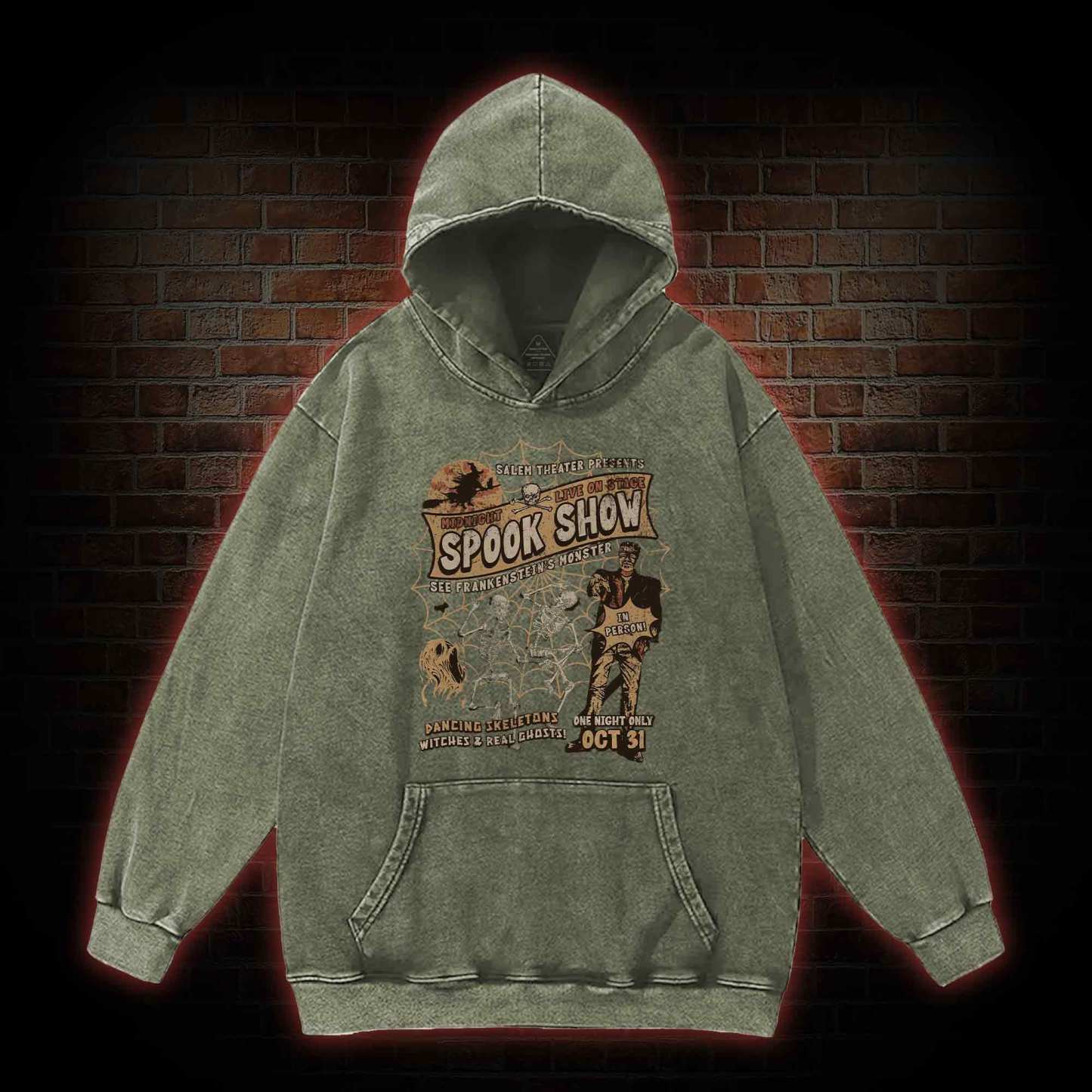 Monster Shows Washed Hoodie