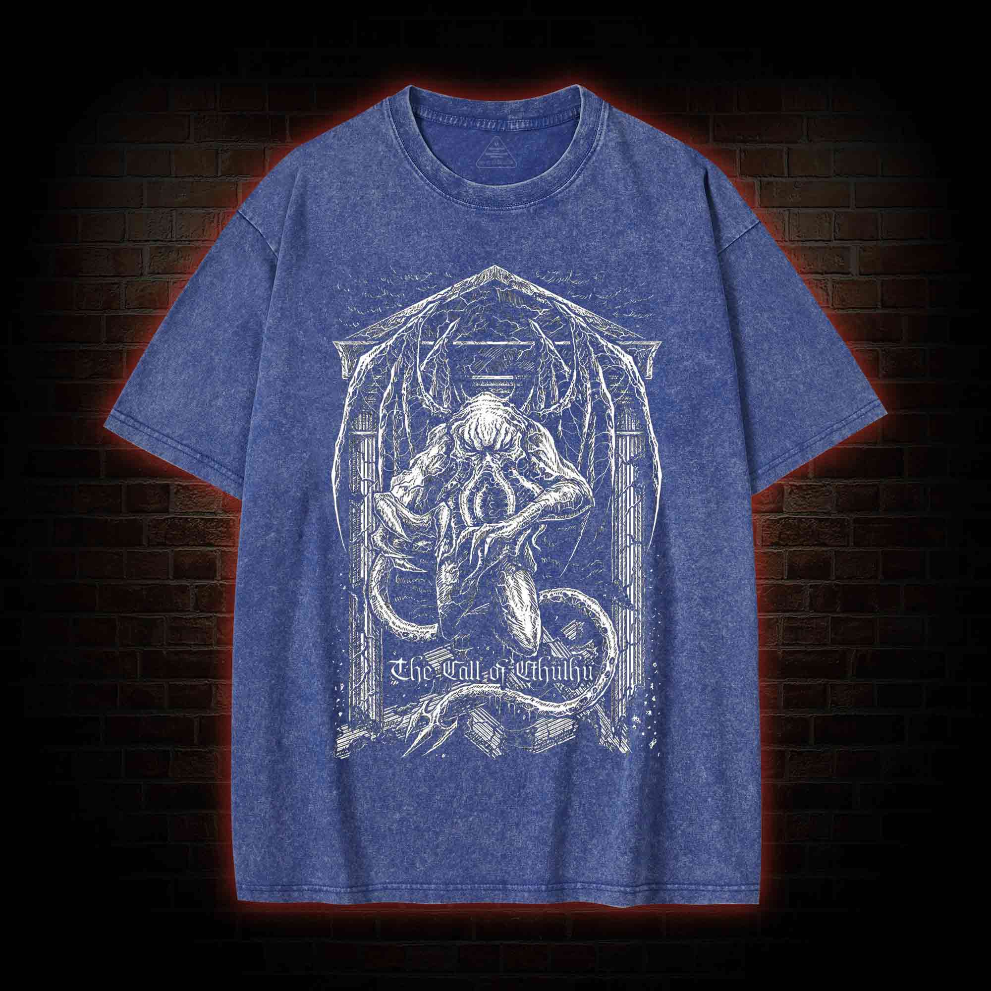 The Call of Cthulhu Washed T-shirt