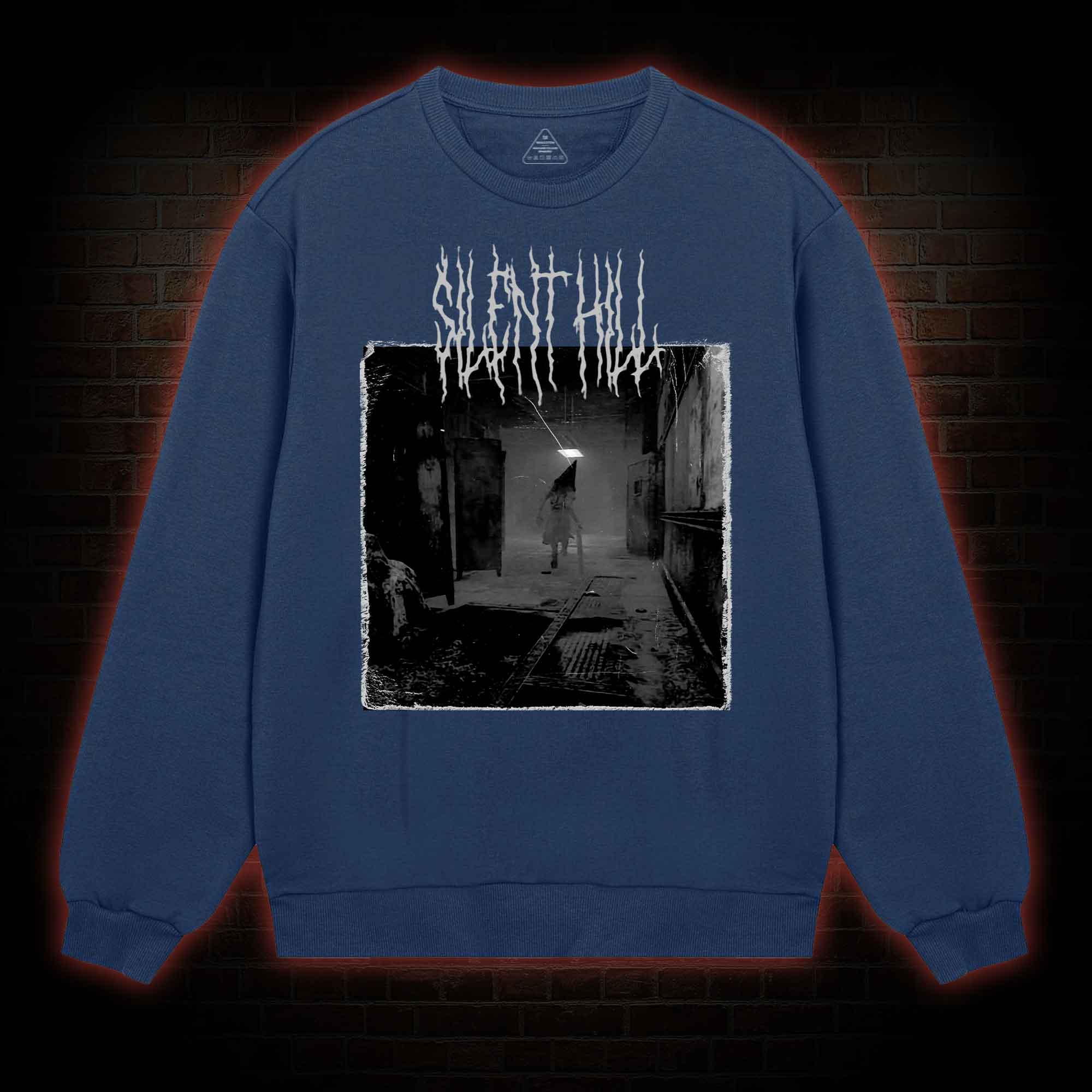 Red Pyramid Thing Retro Sweatshirt