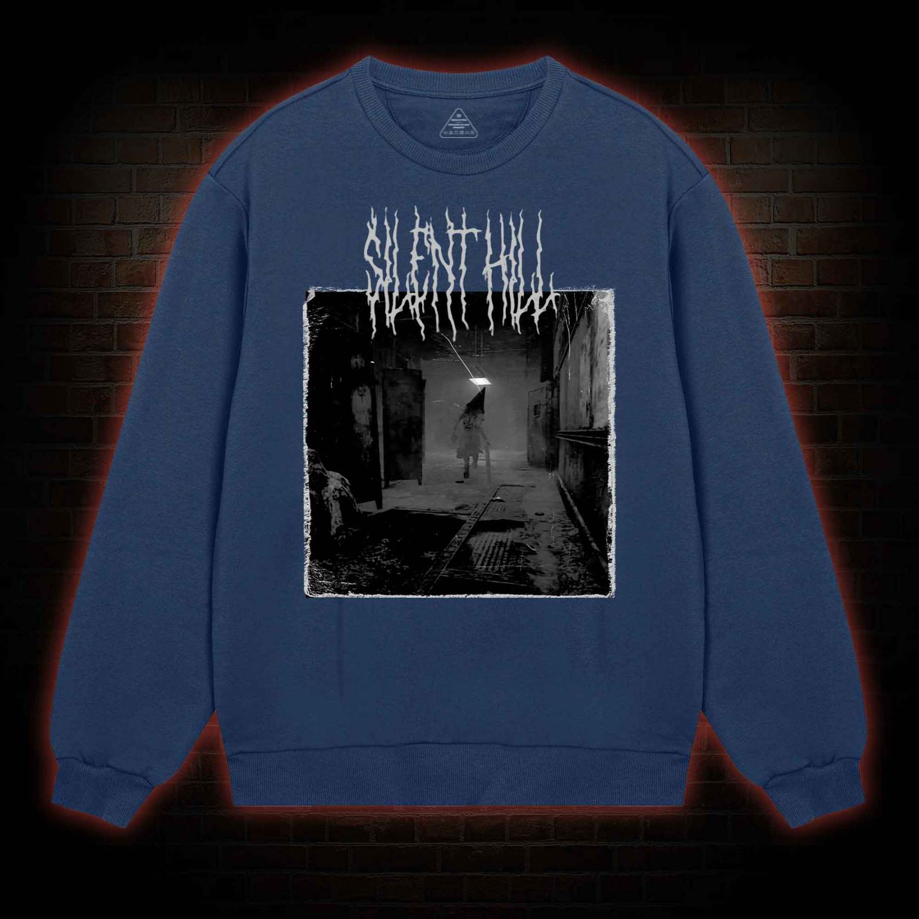 Red Pyramid Thing Retro Sweatshirt