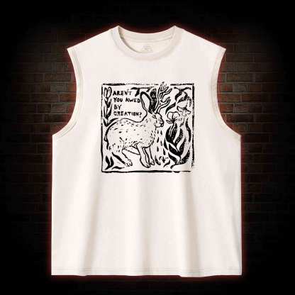 Aren't You Awed by Creation Washed Tank Top