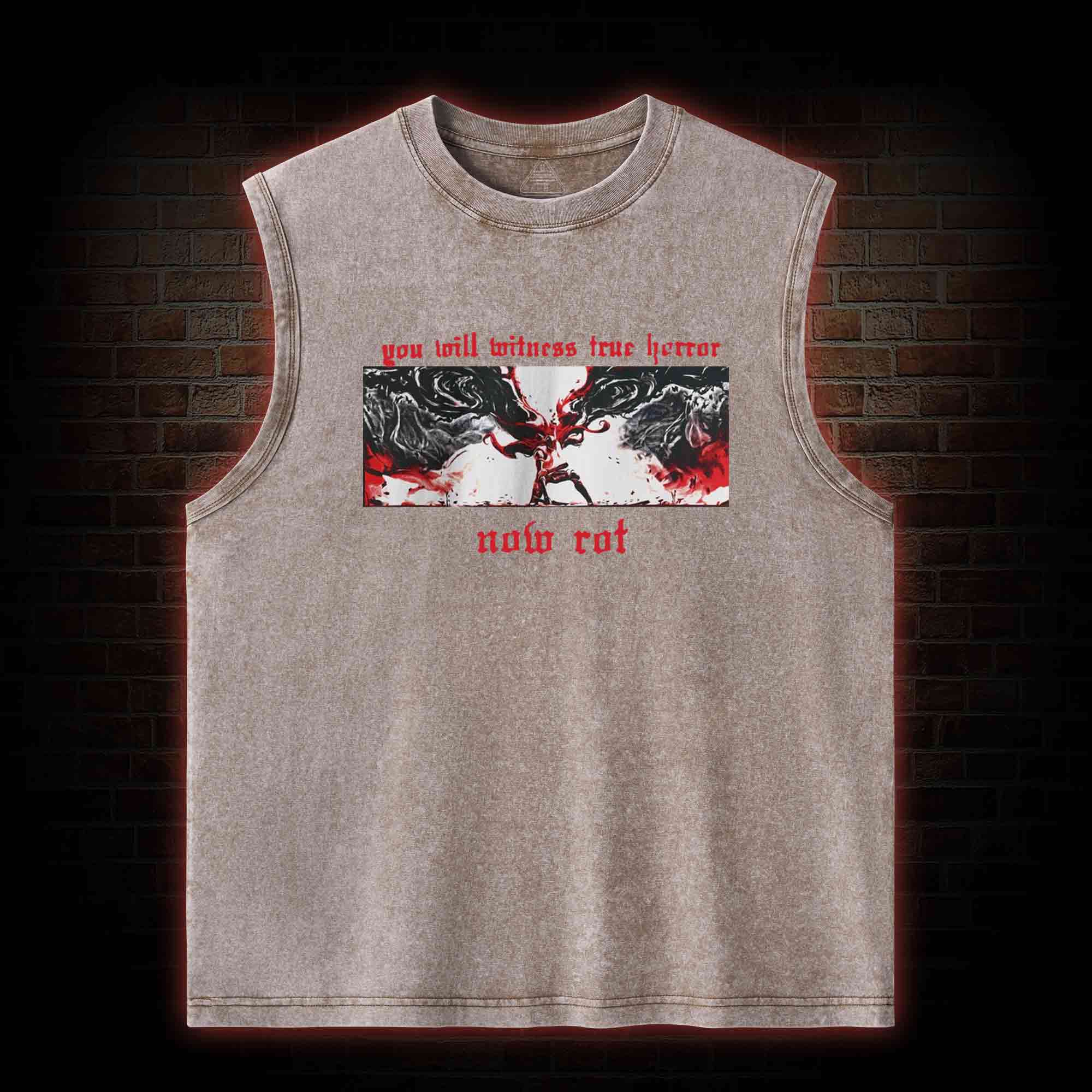 Put These Foolish Ambitions to Rest Washed Tank Top