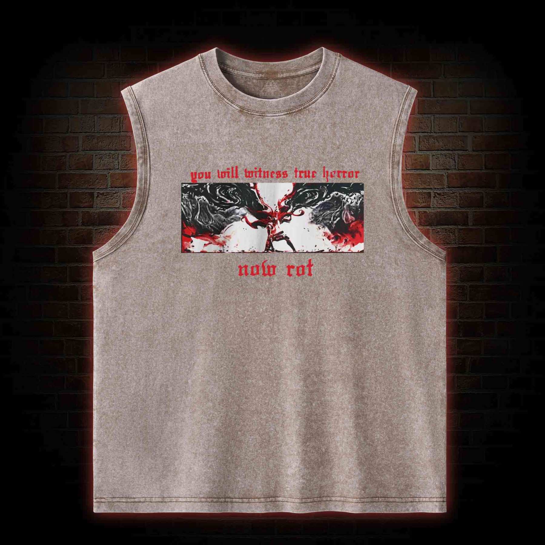 Put These Foolish Ambitions to Rest Washed Tank Top