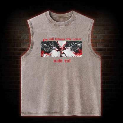 Put These Foolish Ambitions to Rest Washed Tank Top