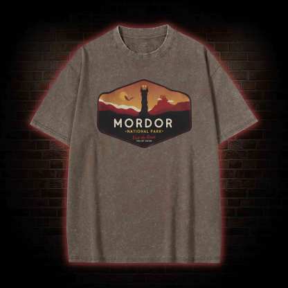 Mordor National Park Washed T-shirt