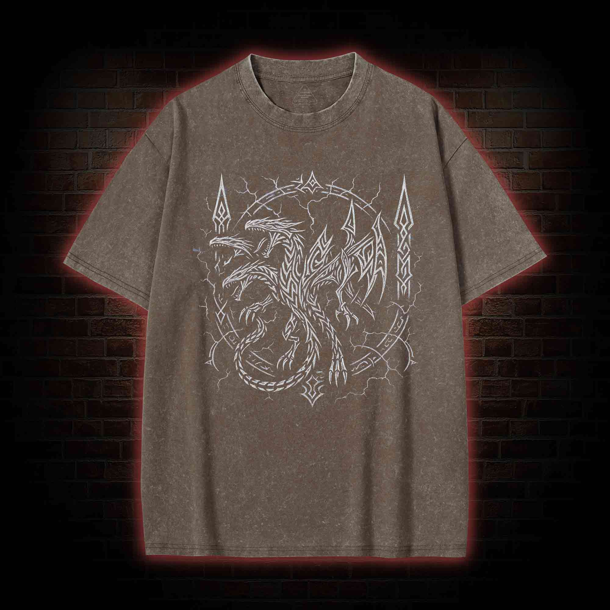 Evil Dragon Washed T-shirt
