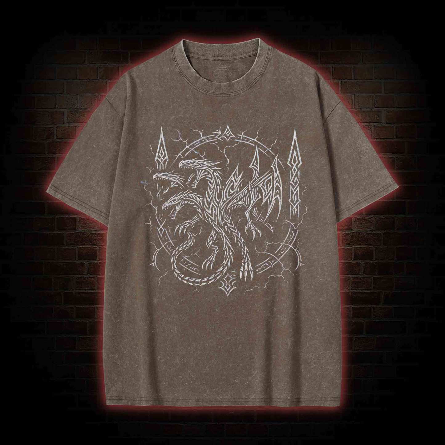Evil Dragon Washed T-shirt