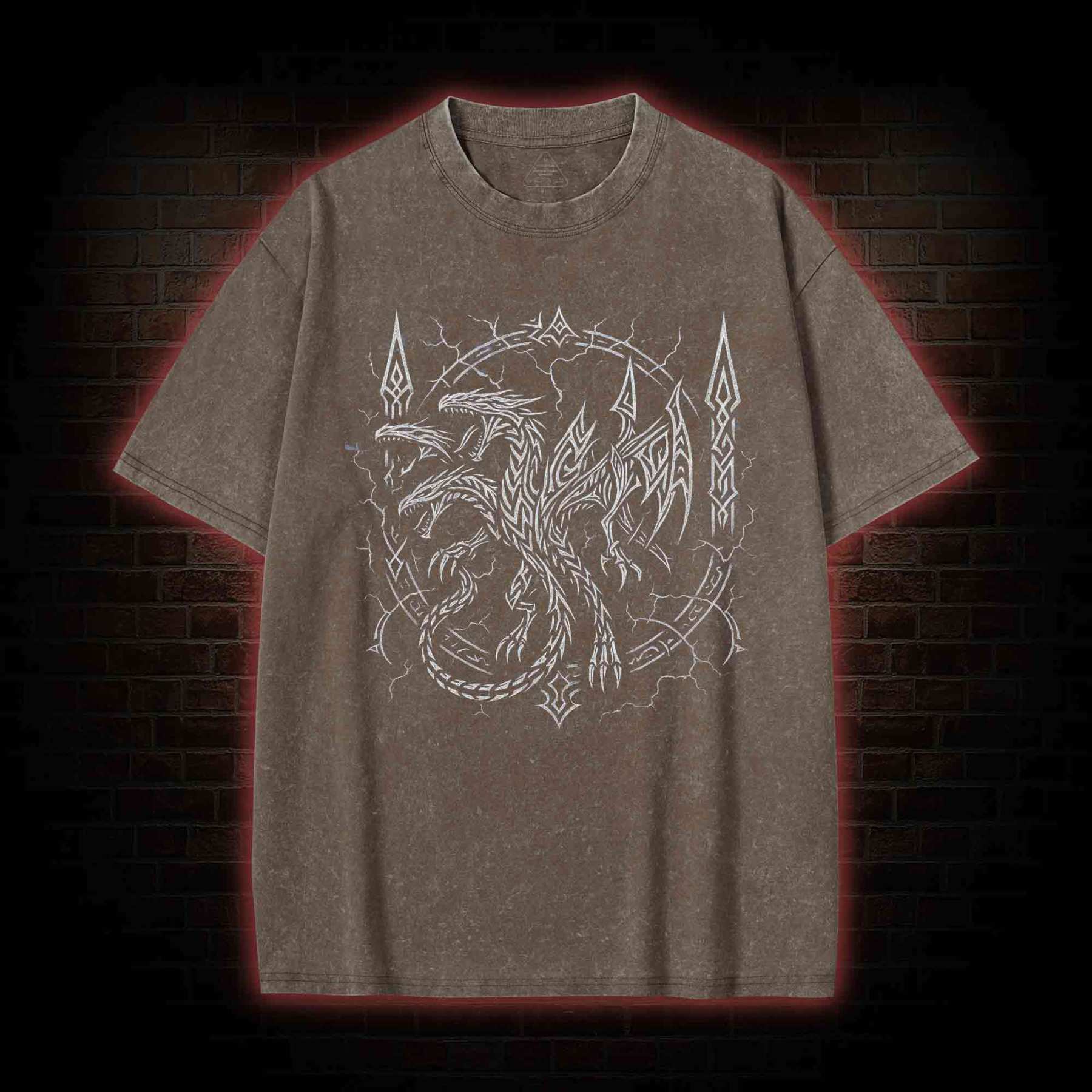 Evil Dragon Washed T-shirt