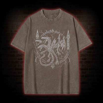 Evil Dragon Washed T-shirt
