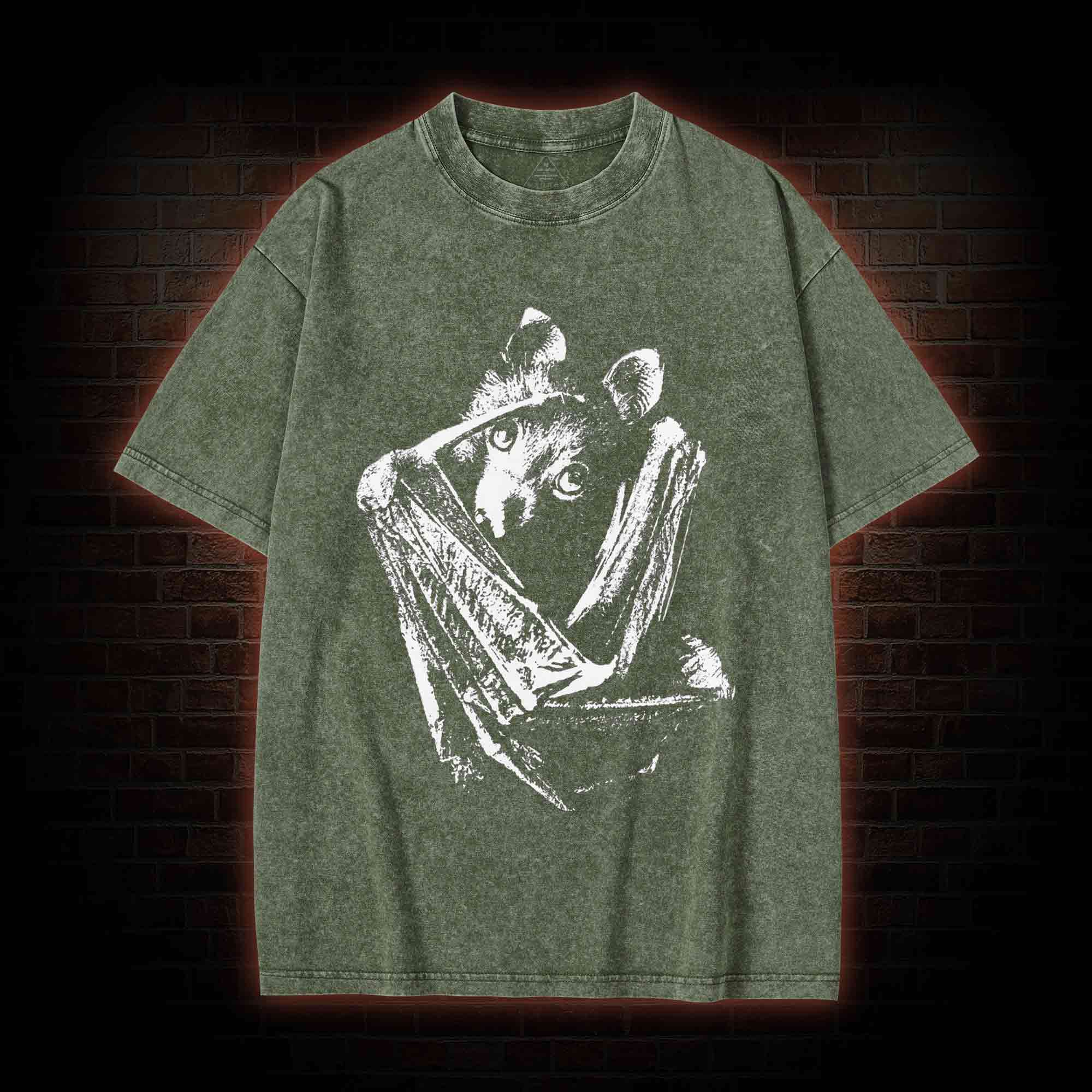 Bat Vampire Washed T-shirt