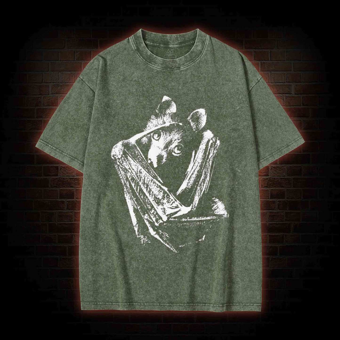 Bat Vampire Washed T-shirt