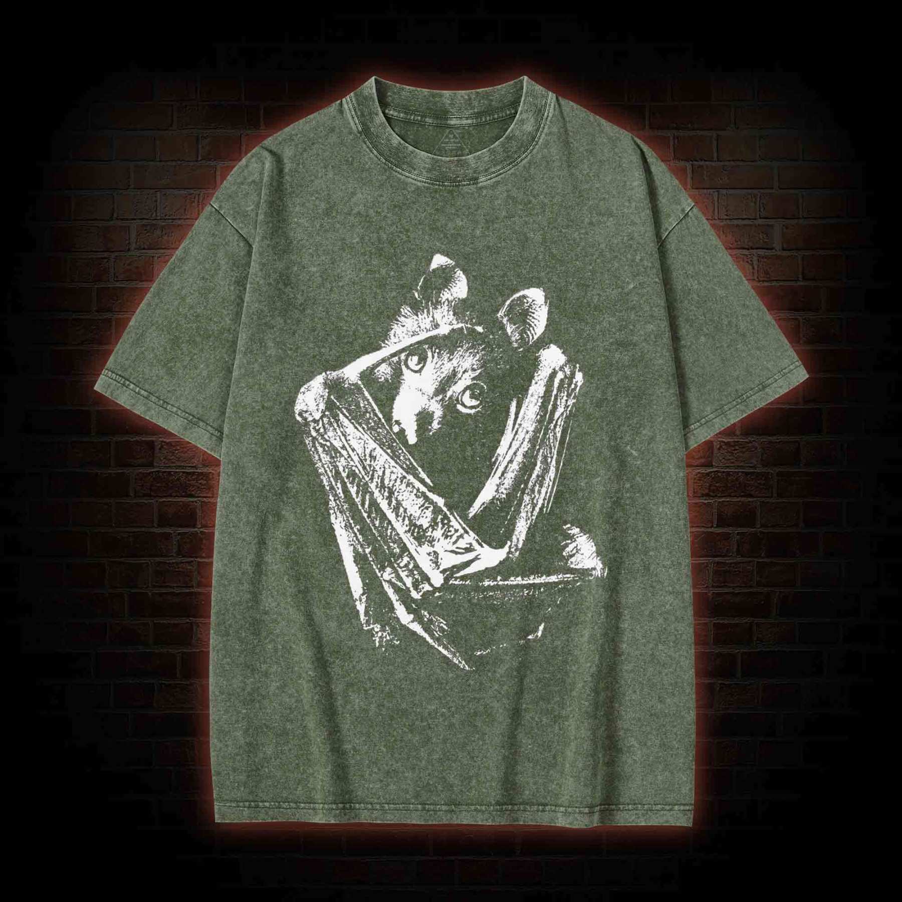 Bat Vampire Washed T-shirt