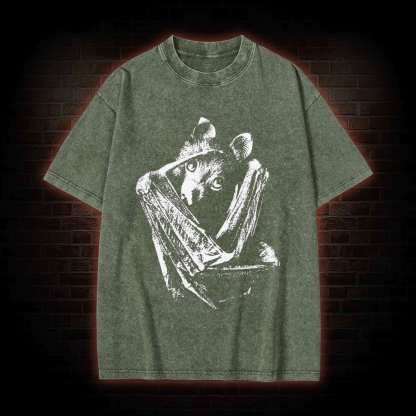Bat Vampire Washed T-shirt