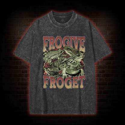 Frogive Froget Washed T-shirt