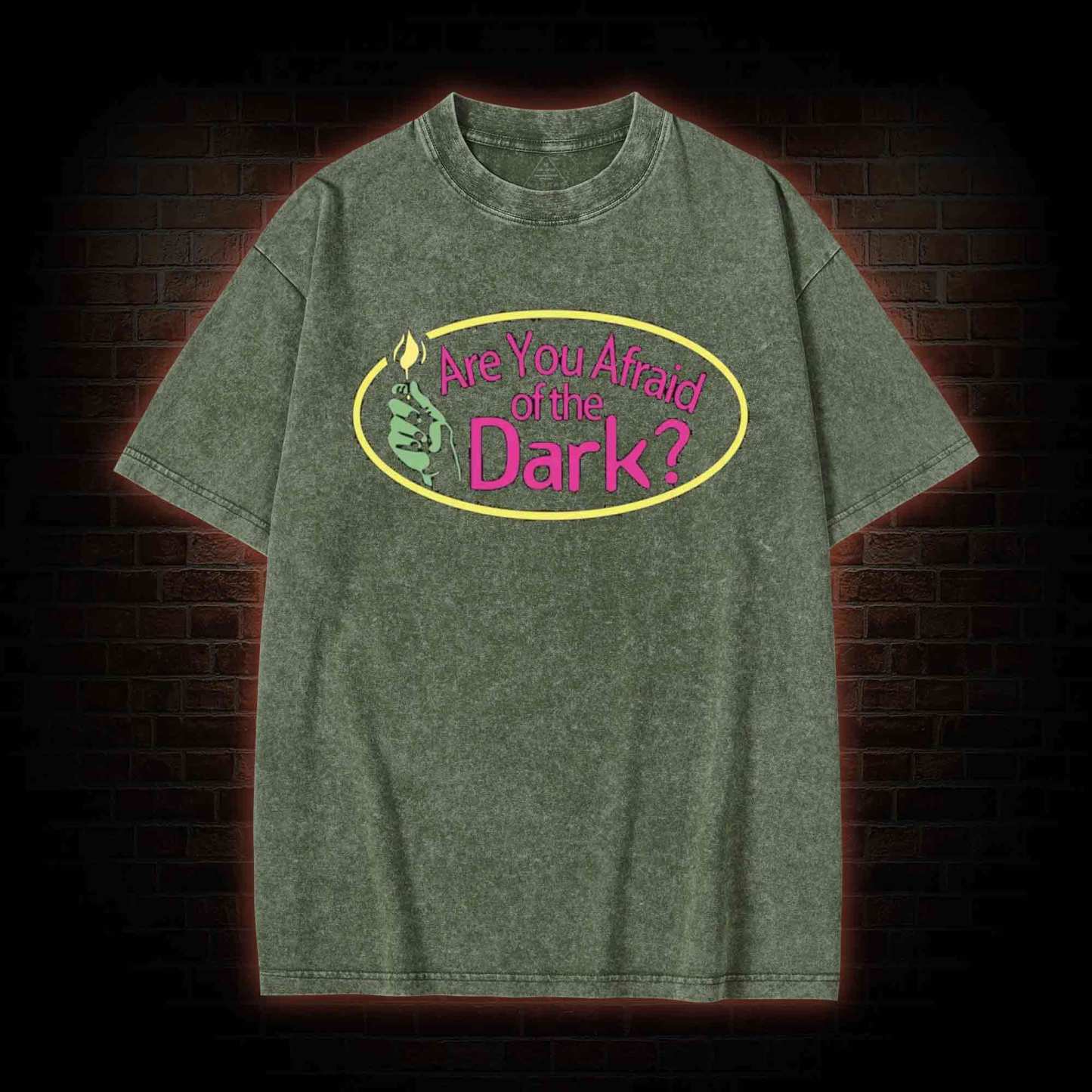 Are You Afraid of the Dark Washed T-shirt