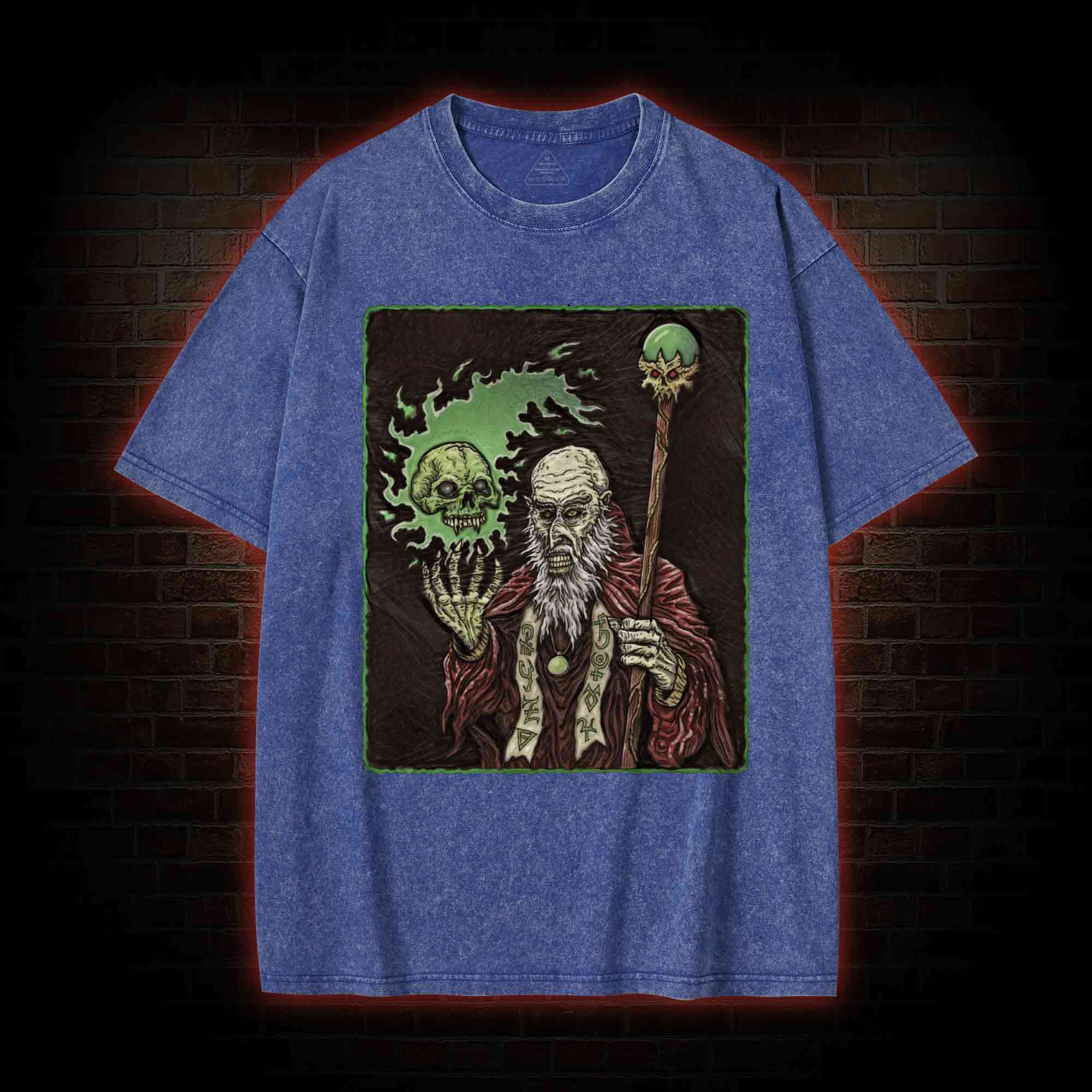 Necromancer Retro Washed T-shirt