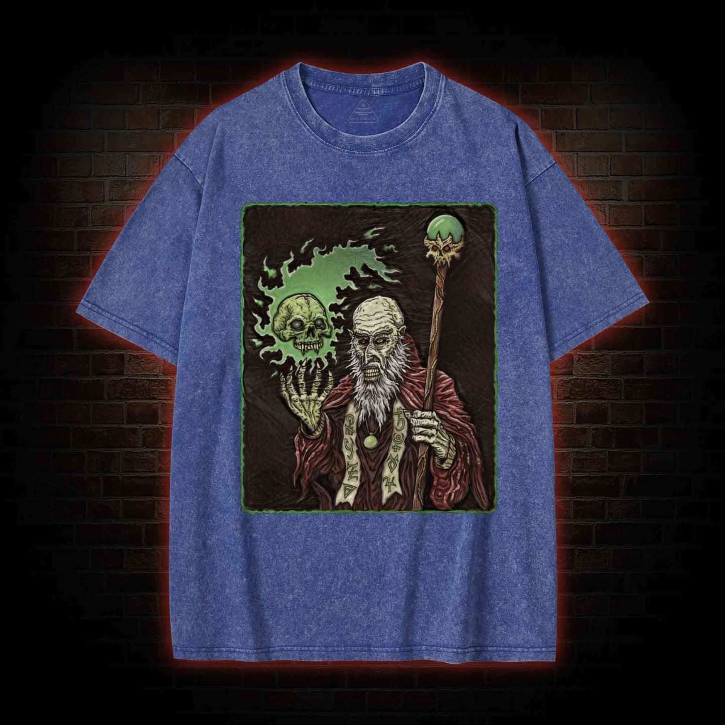Necromancer Retro Washed T-shirt