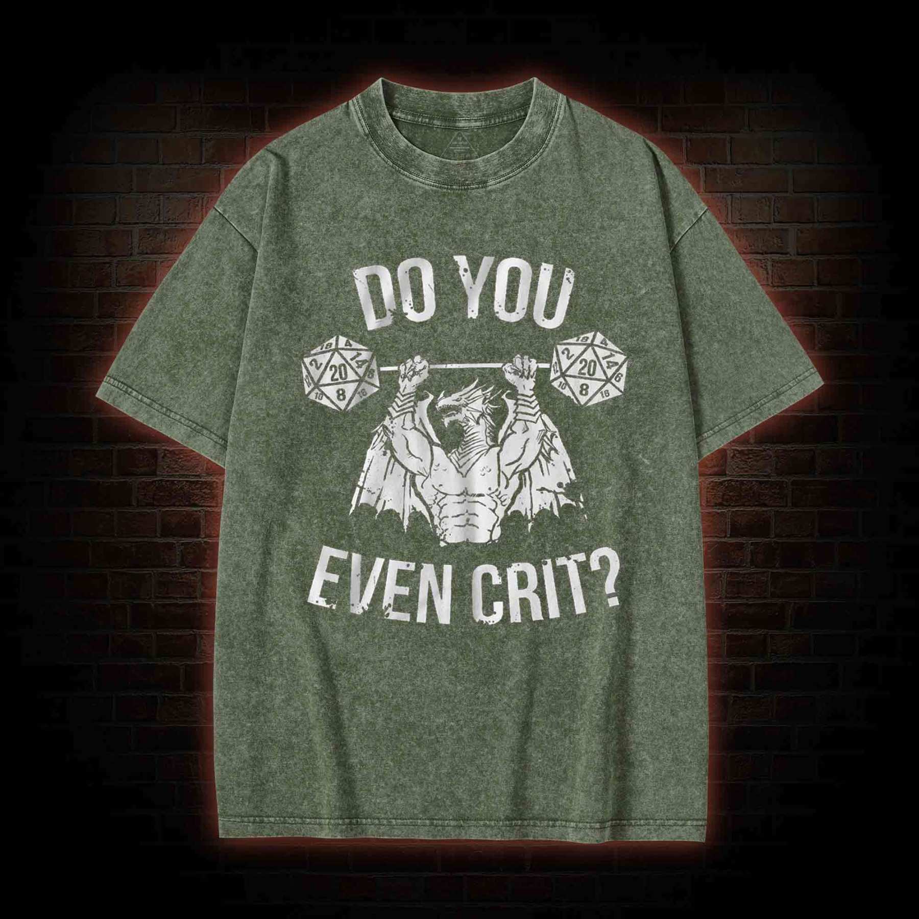 Do You Even Crit? Washed T-shirt