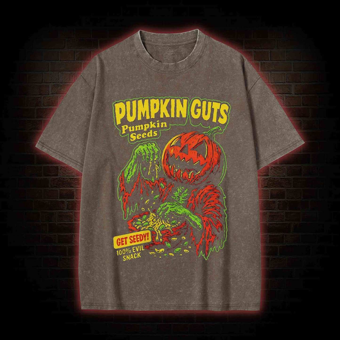 Pumpkin Guts Washed T-shirt