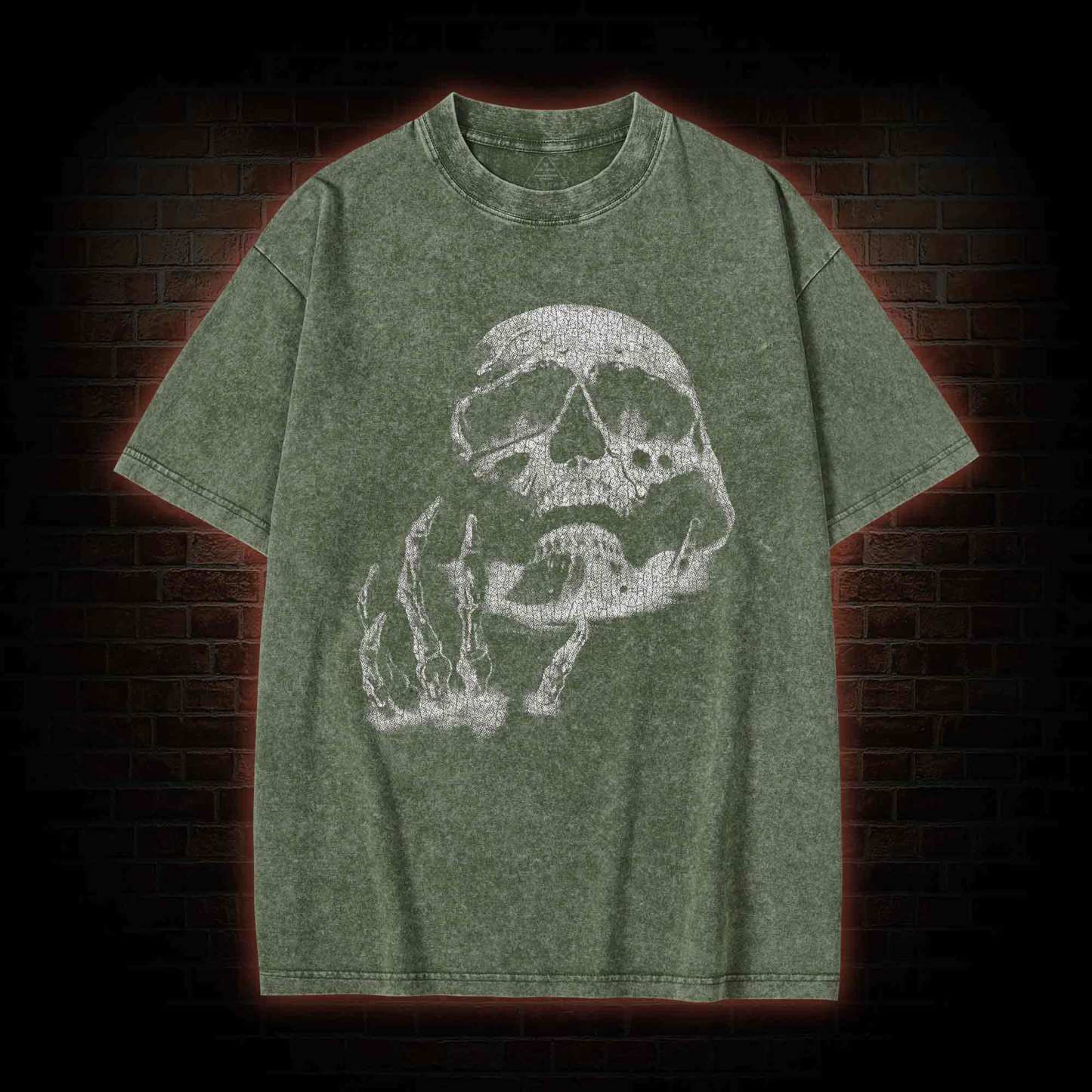Vintage Skeleton Washed T-shirt