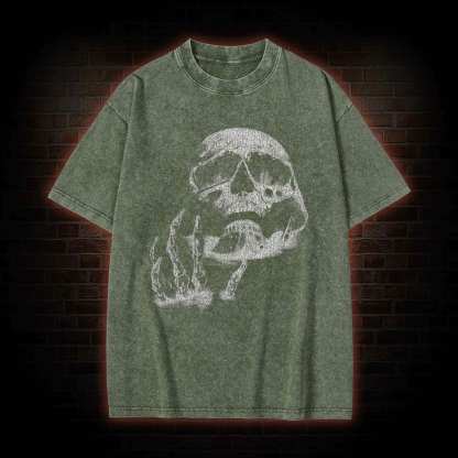 Vintage Skeleton Washed T-shirt