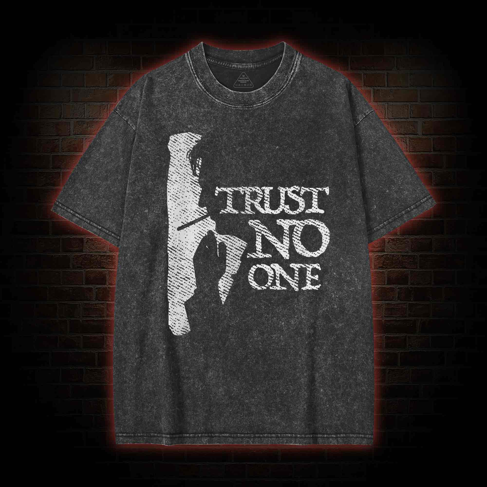 Trust No One Washed T-shirt