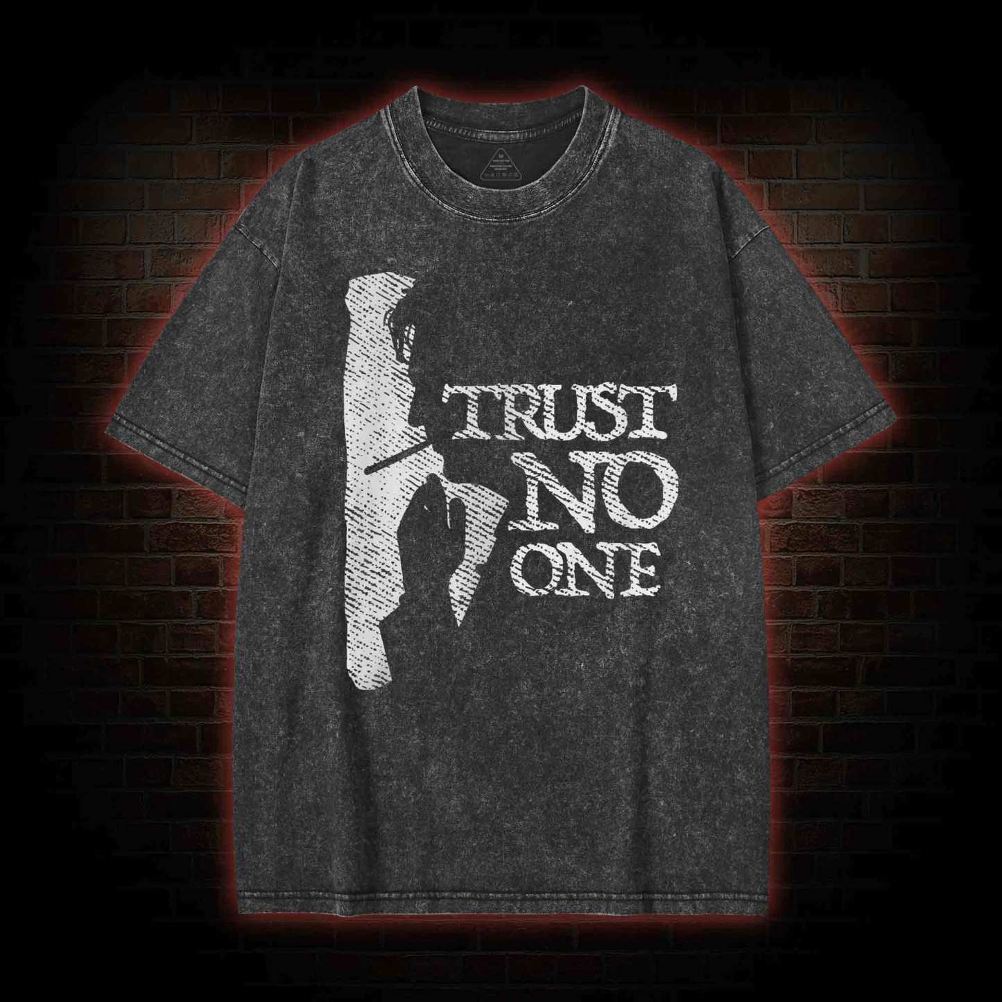 Trust No One Washed T-shirt