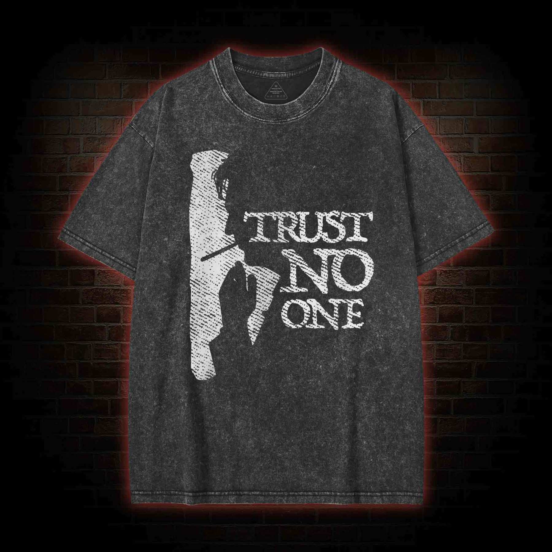 Trust No One Washed T-shirt
