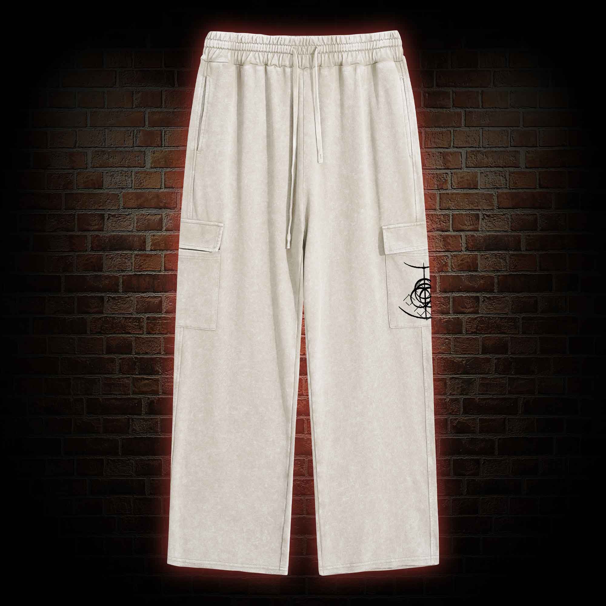 The Fallen Leaves Tell a Story Washed Cargo Pants